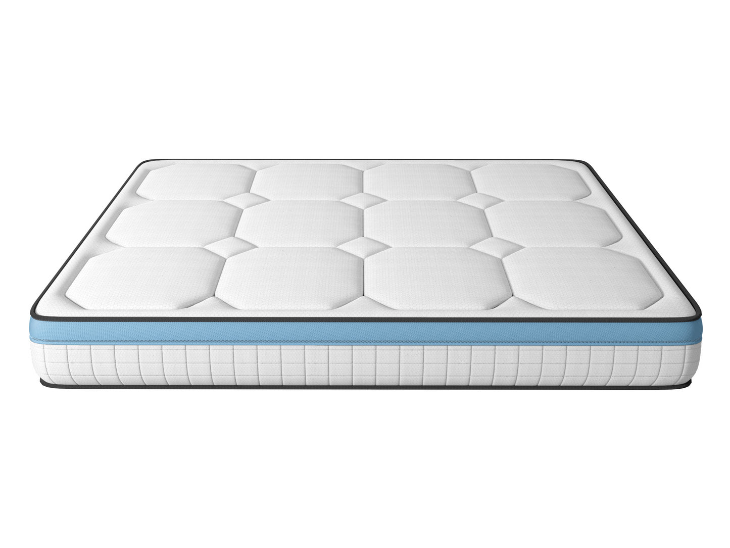 Matelas Gel Fresh Obed - 140 x 190 cm ou 160 x 200 cm - Vue longueur