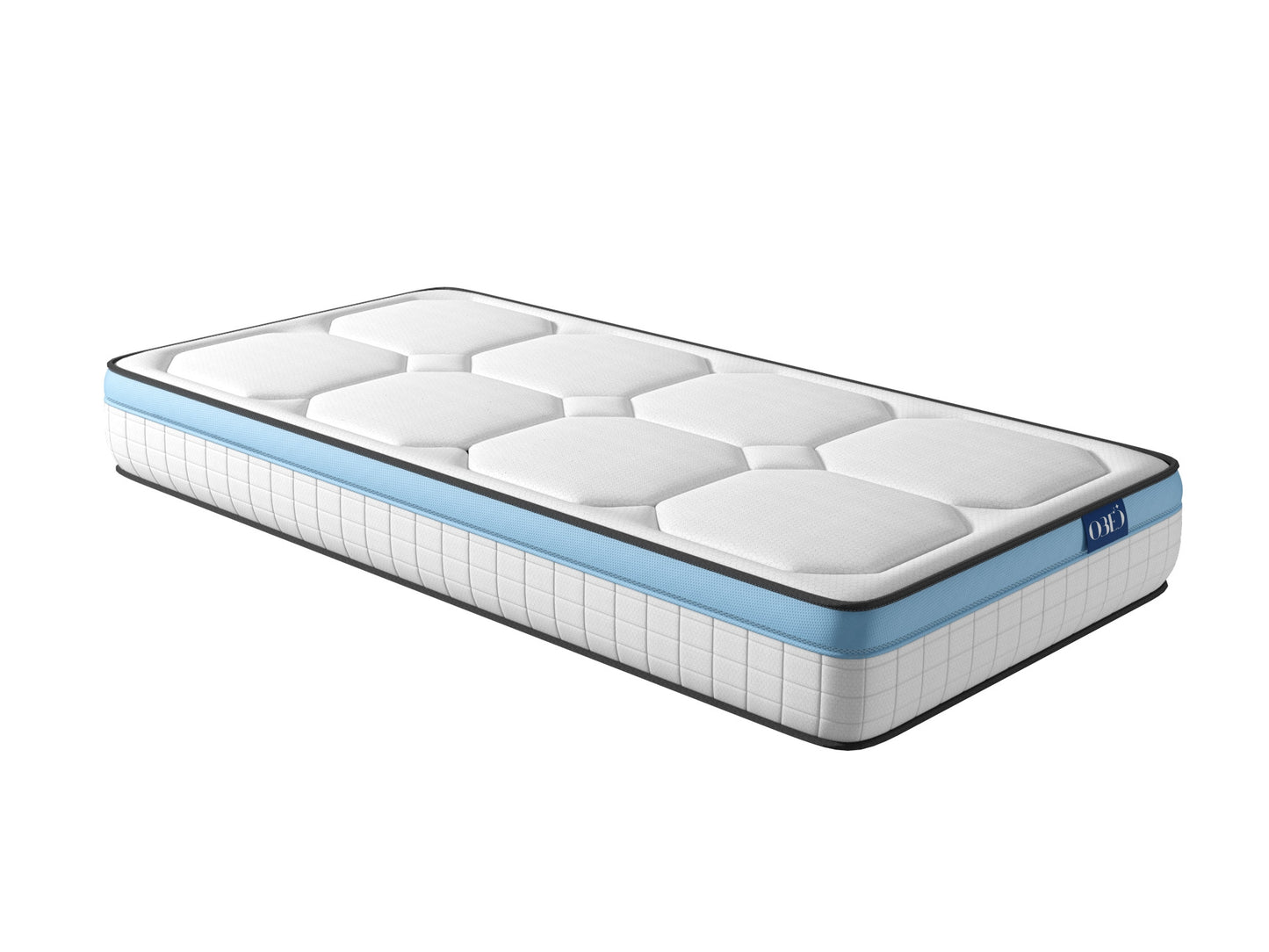 Matelas Gel Fresh Obed - 90 x 190 cm - Vue de profil
