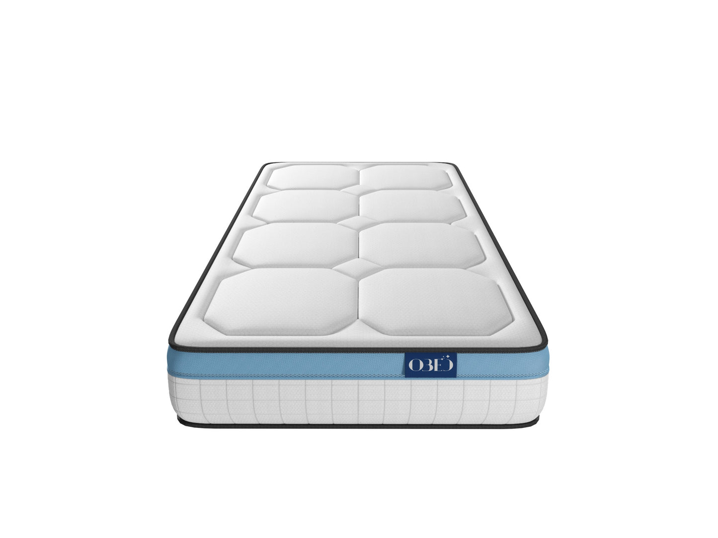 Matelas Gel Fresh Obed - 90 x 190 cm - Vue de face