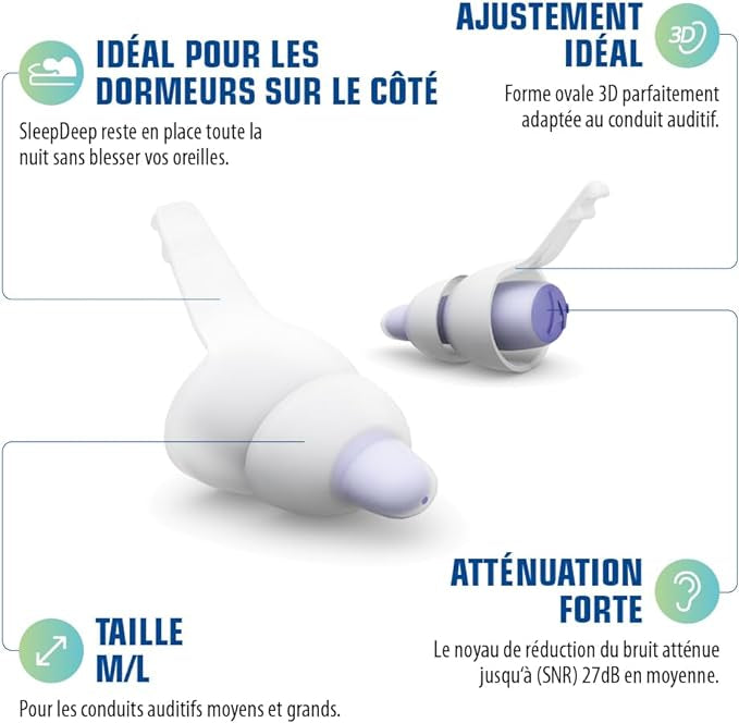 Bouchons dâOreilles SleepDeep