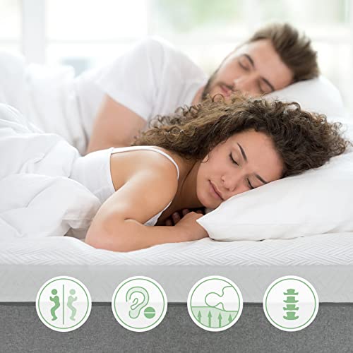 Matelas Réversible – Fibres de Bambou et Mousse Gel à Mémoire de Forme