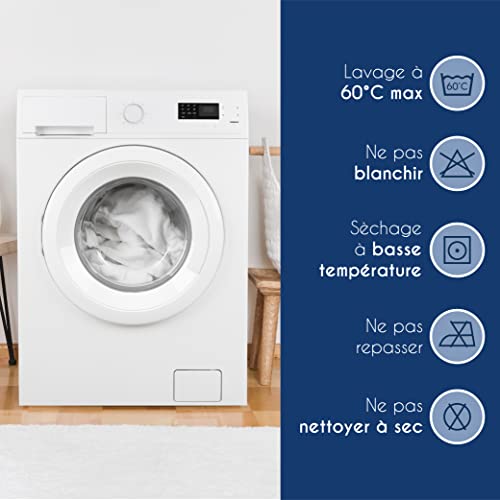 Protège Matelas Imperméable Oeko-TEX – Alèse en Coton Respirant avec 4 Coins Élastiques
