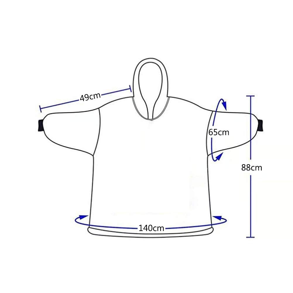 Sweat à Capuche Couverture | à Manches Unisexe