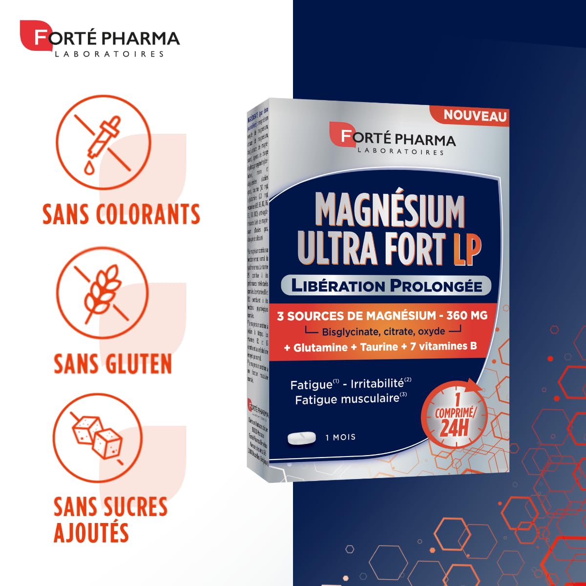 Magnésium 300 Marin | 300 mg de Magnésium Marin pour Réduire le Stress et la Fatigue