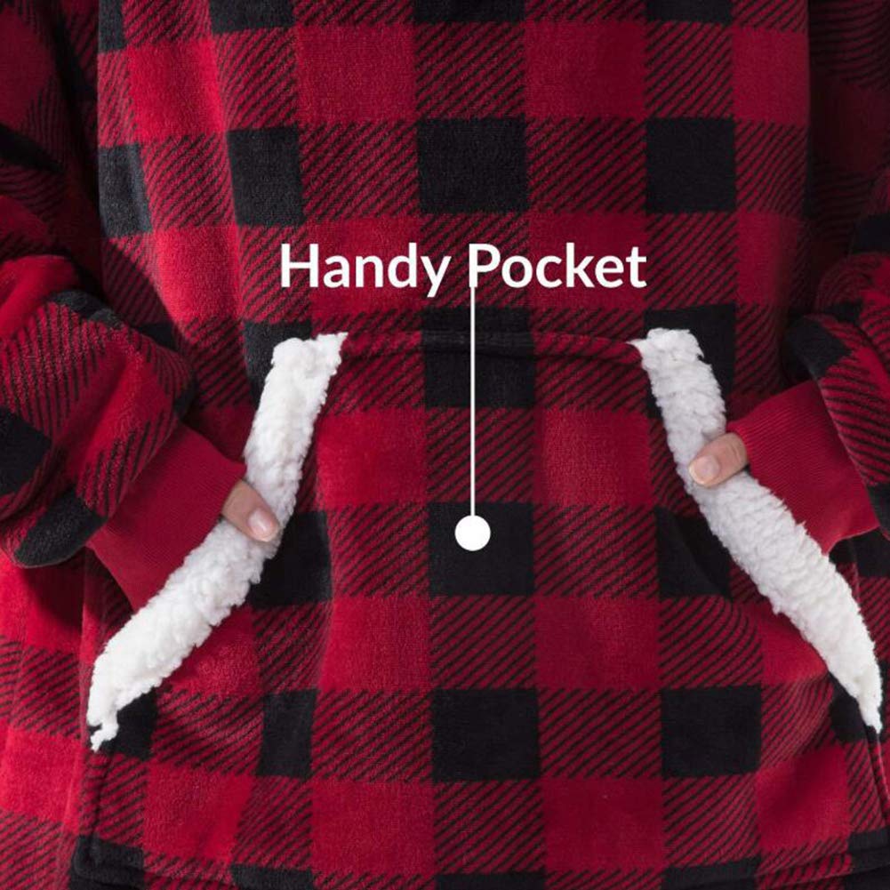 Sweat à Capuche Couverture | à Manches Unisexe
