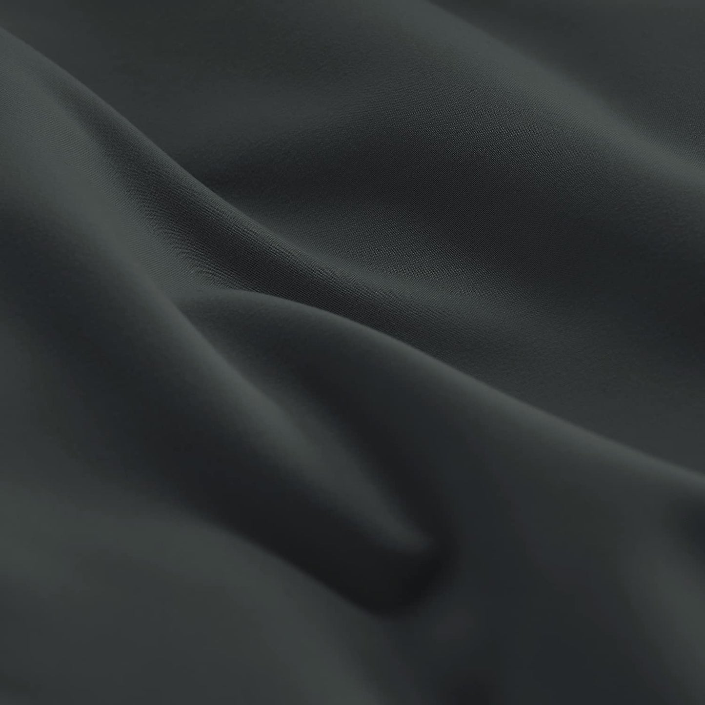 WAVVE Housse de Couette 140x200 cm avec 1 Taie d'oreiller 65x65 cm,Parure de Lit 1 Personne pour lit 90x190 avec Fermeture Éclair Sets de Housse Couette en Microfibre, Gris Foncé 140 x 200