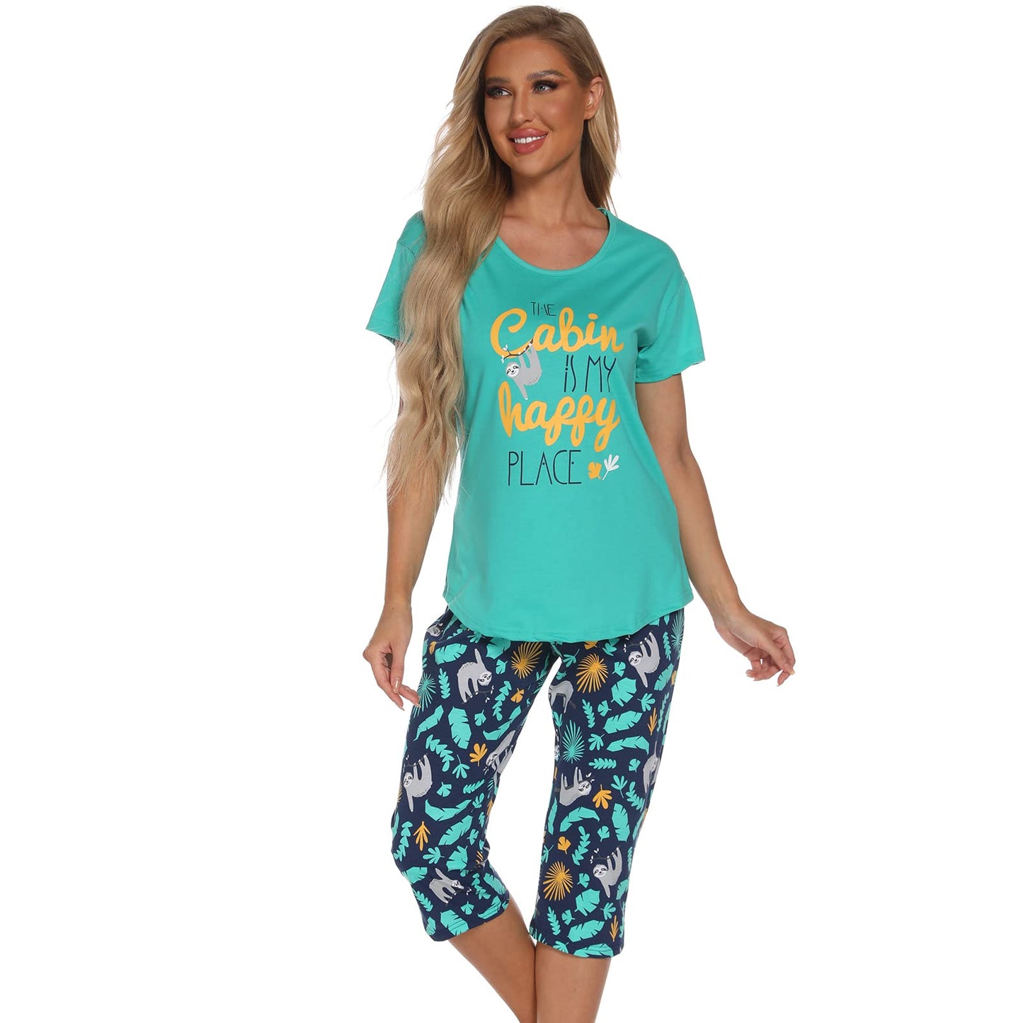 Pyjama Femme Coton Manche Courte