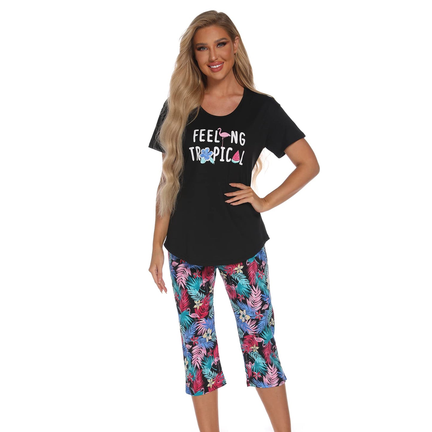Pyjama Femme Coton Manche Courte