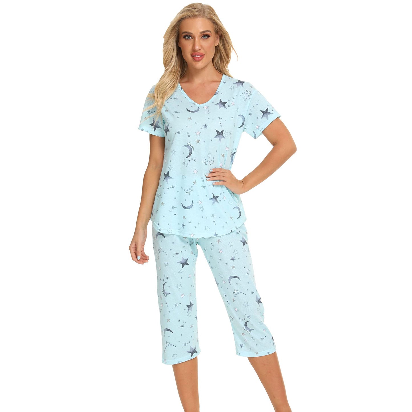Pyjama Femme Coton Manche Courte