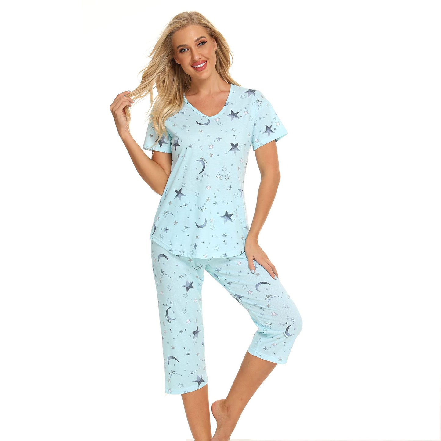 Pyjama Femme Coton Manche Courte