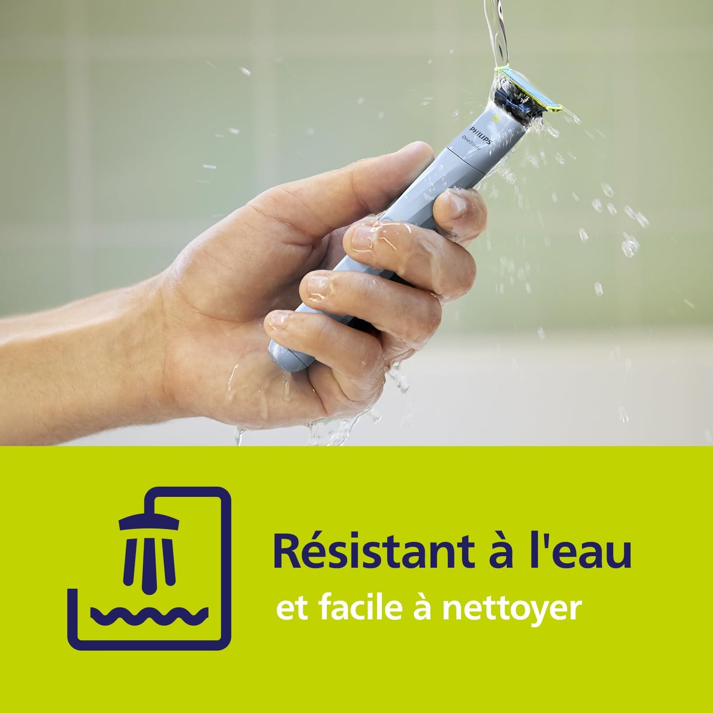 Philips OneBlade - Authentique tondeuse à barbe électrique