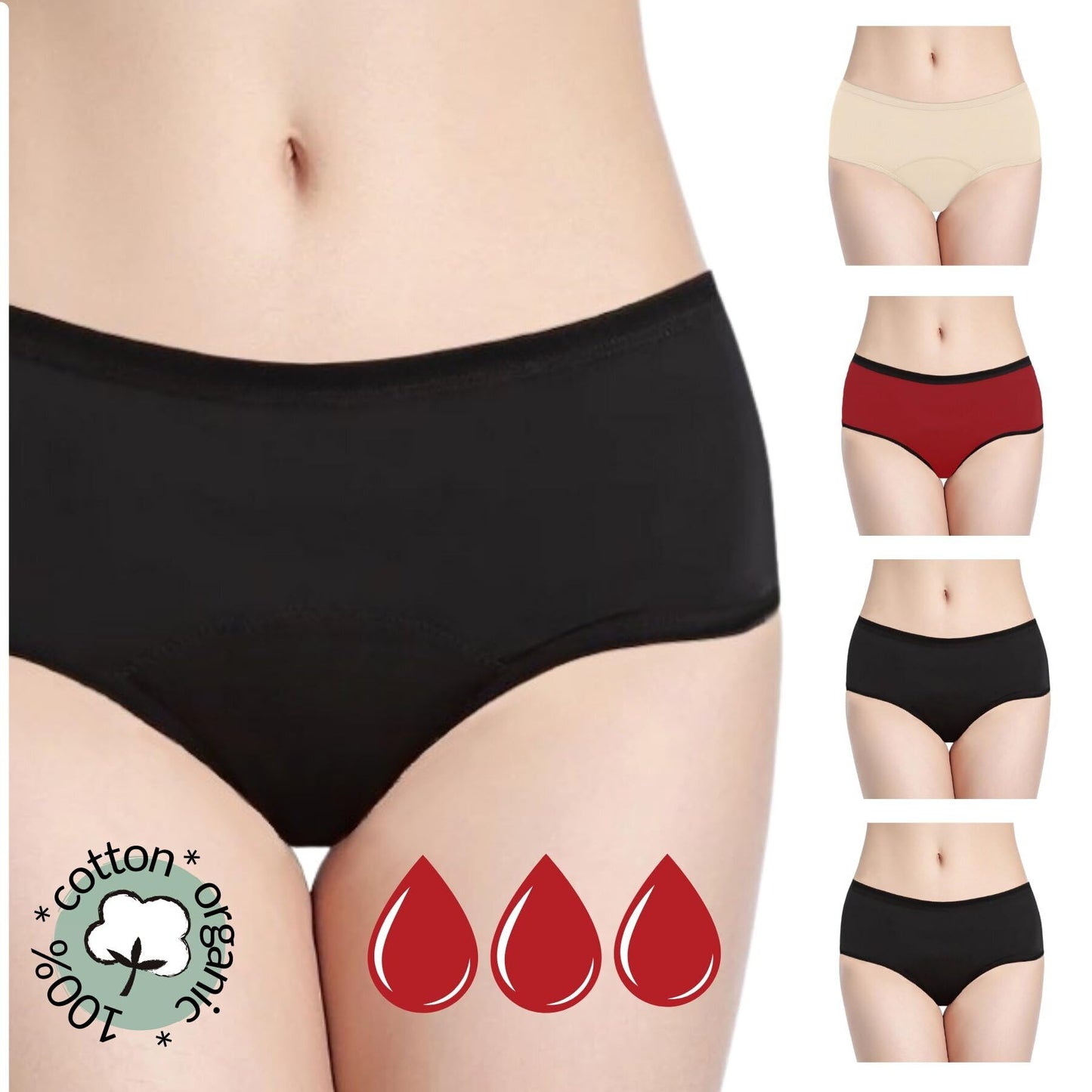 Culotte Menstruelle Absorbante | Protection Écologique et Confortable