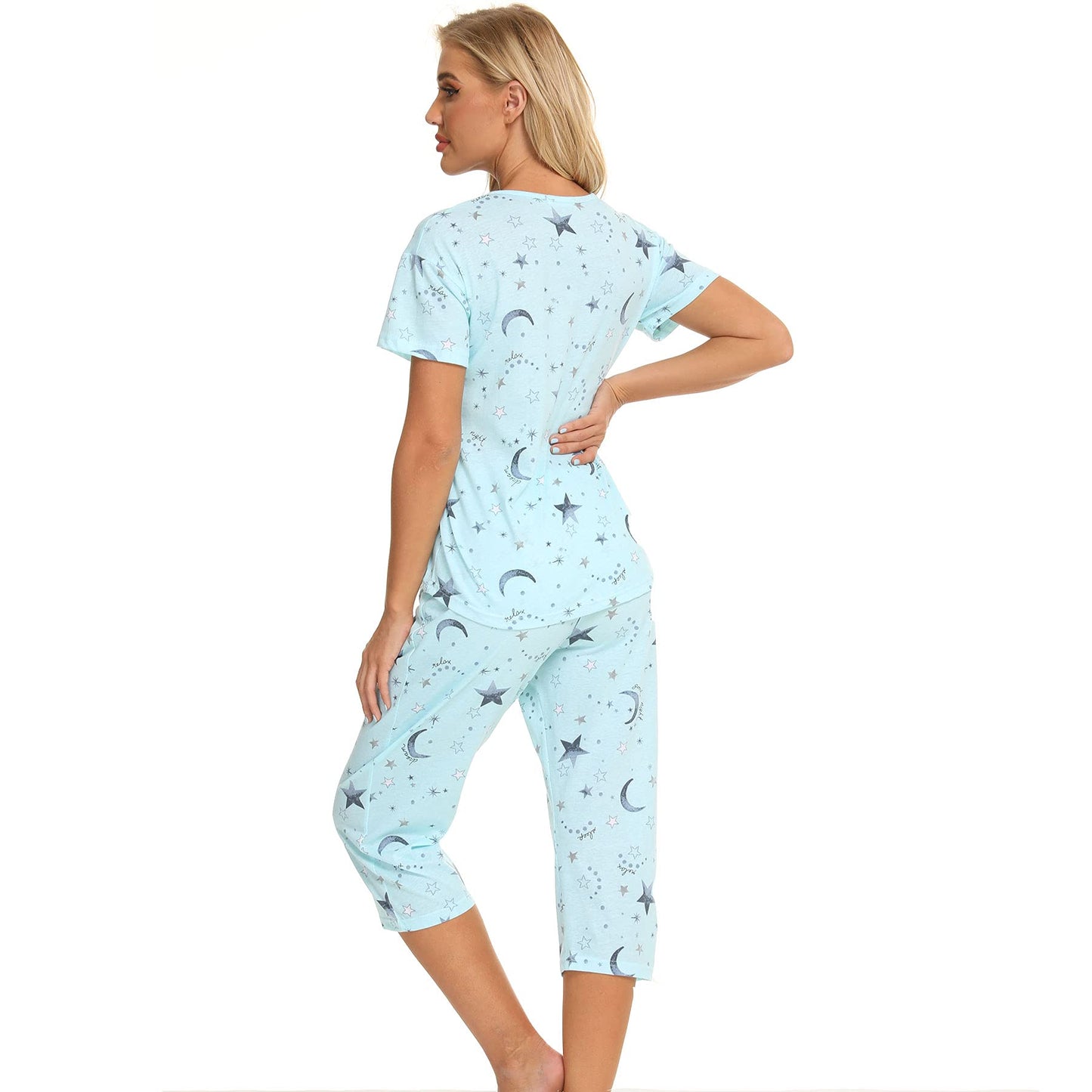 Pyjama Femme Coton Manche Courte