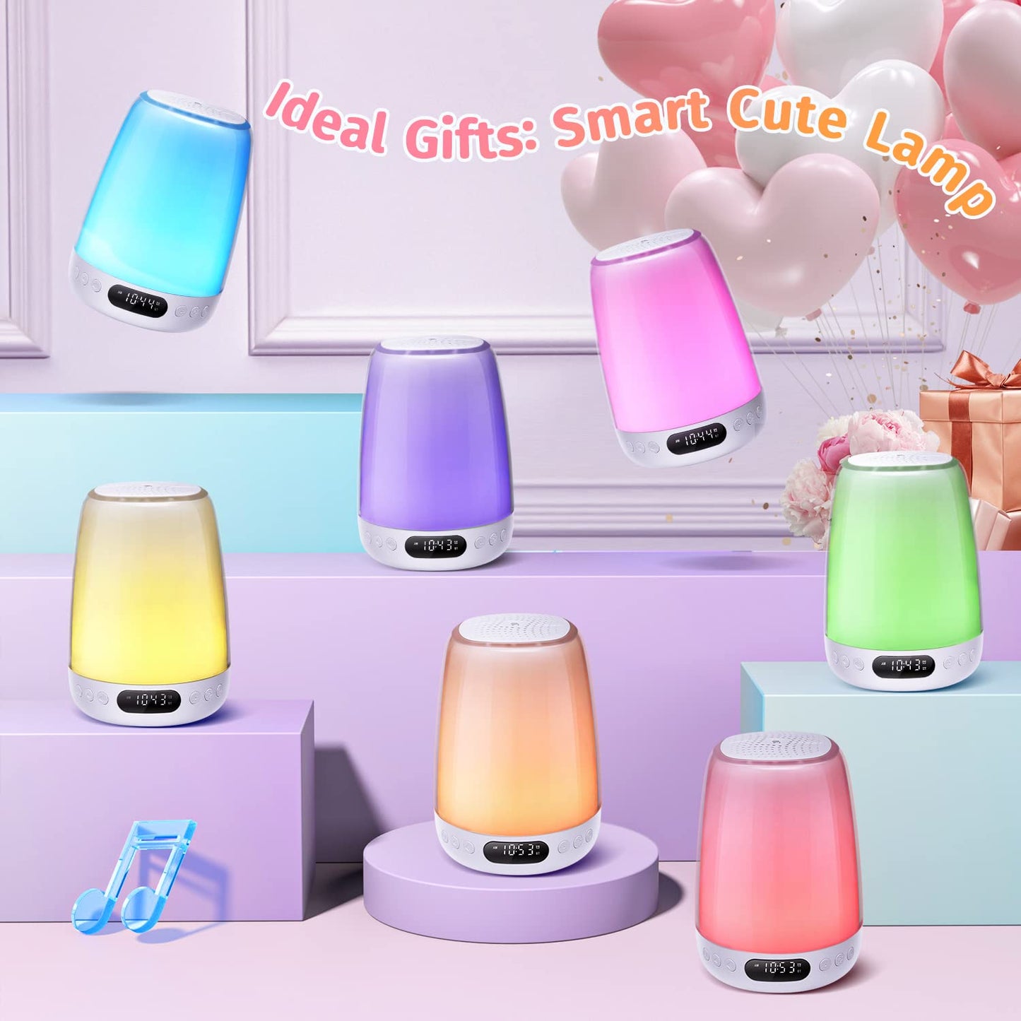 Veilleuse Bébé Musicale et Lumineuse – Lampe de Chevet Sans Fil 🌟