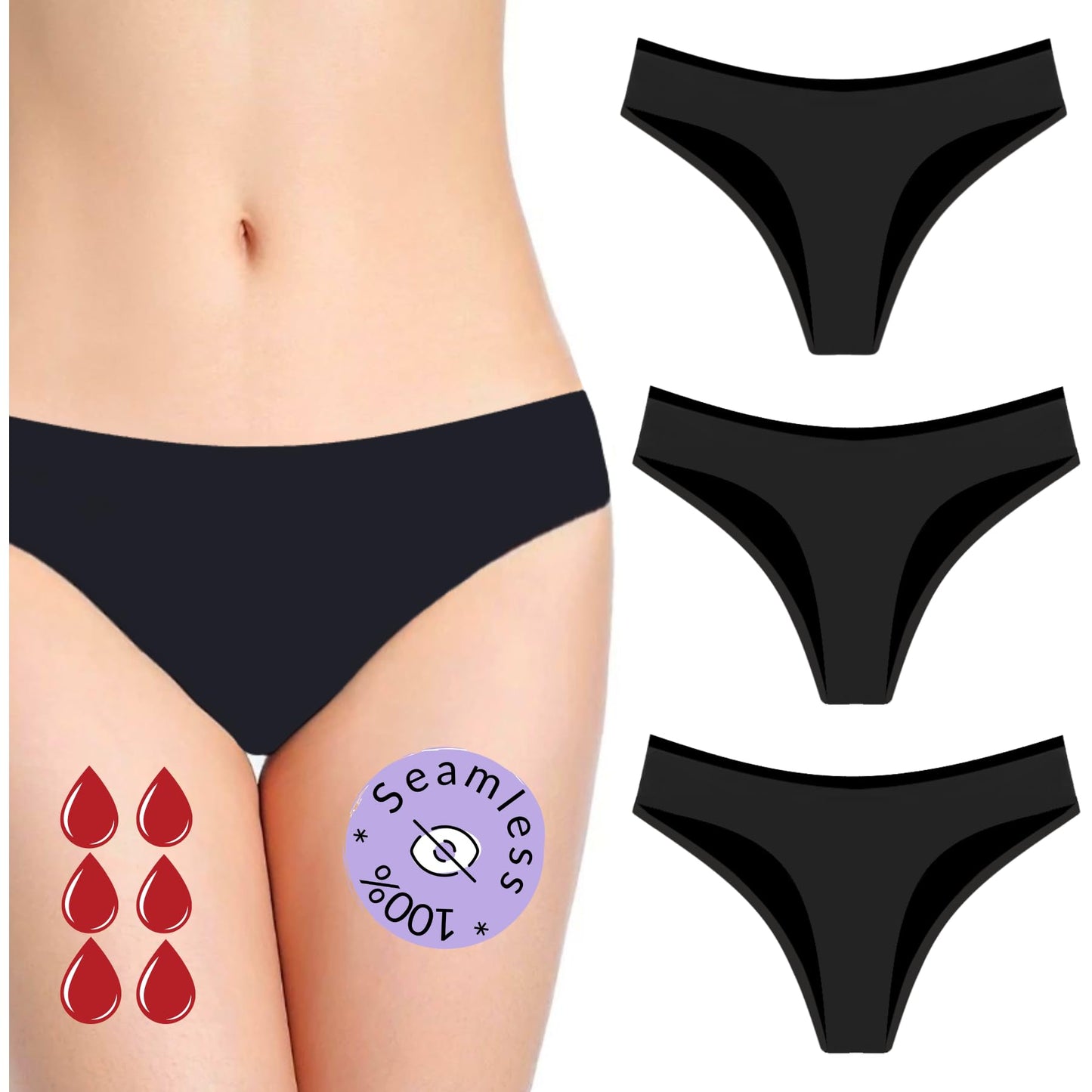 Culotte Menstruelle Absorbante | Protection Écologique et Confortable
