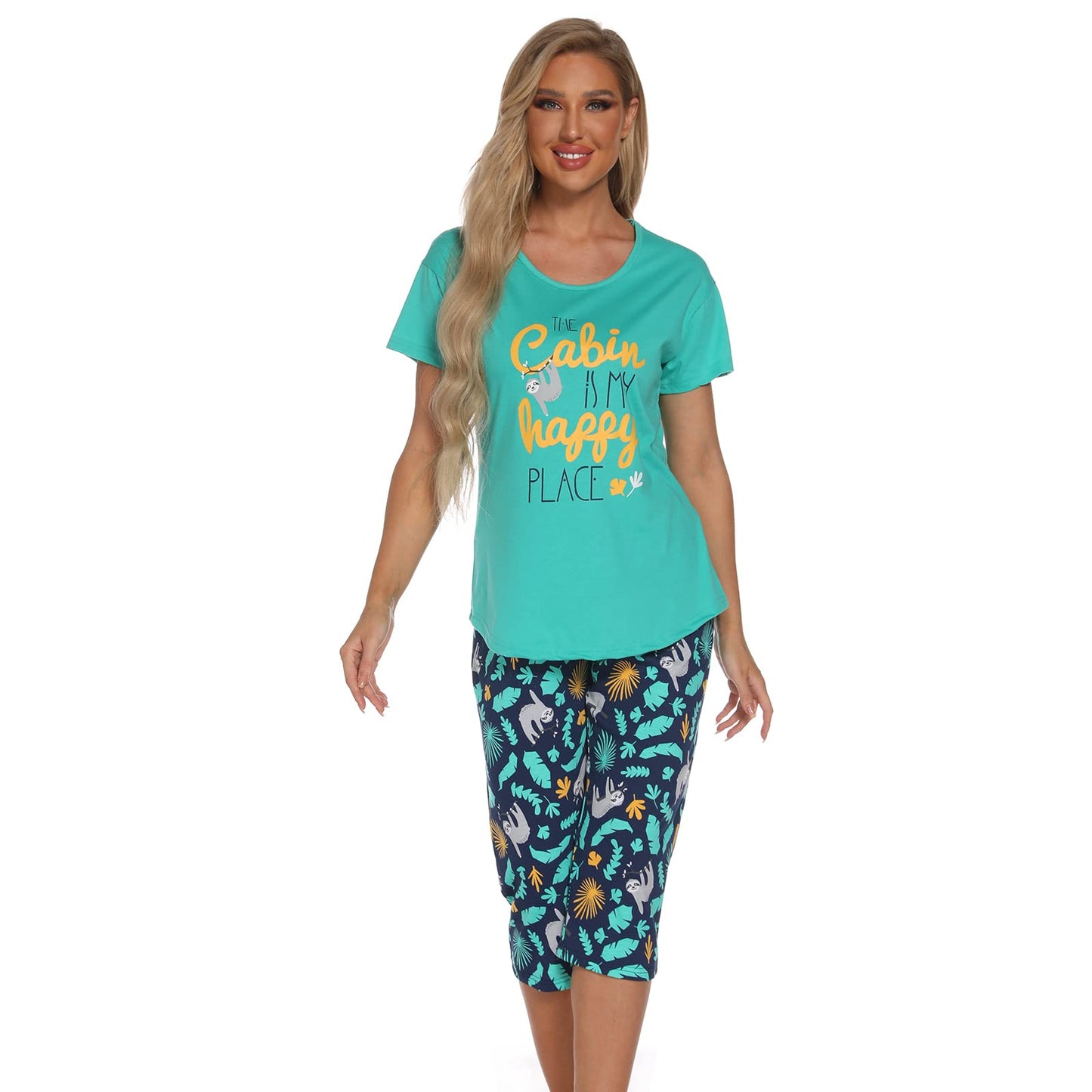 Pyjama Femme Coton Manche Courte