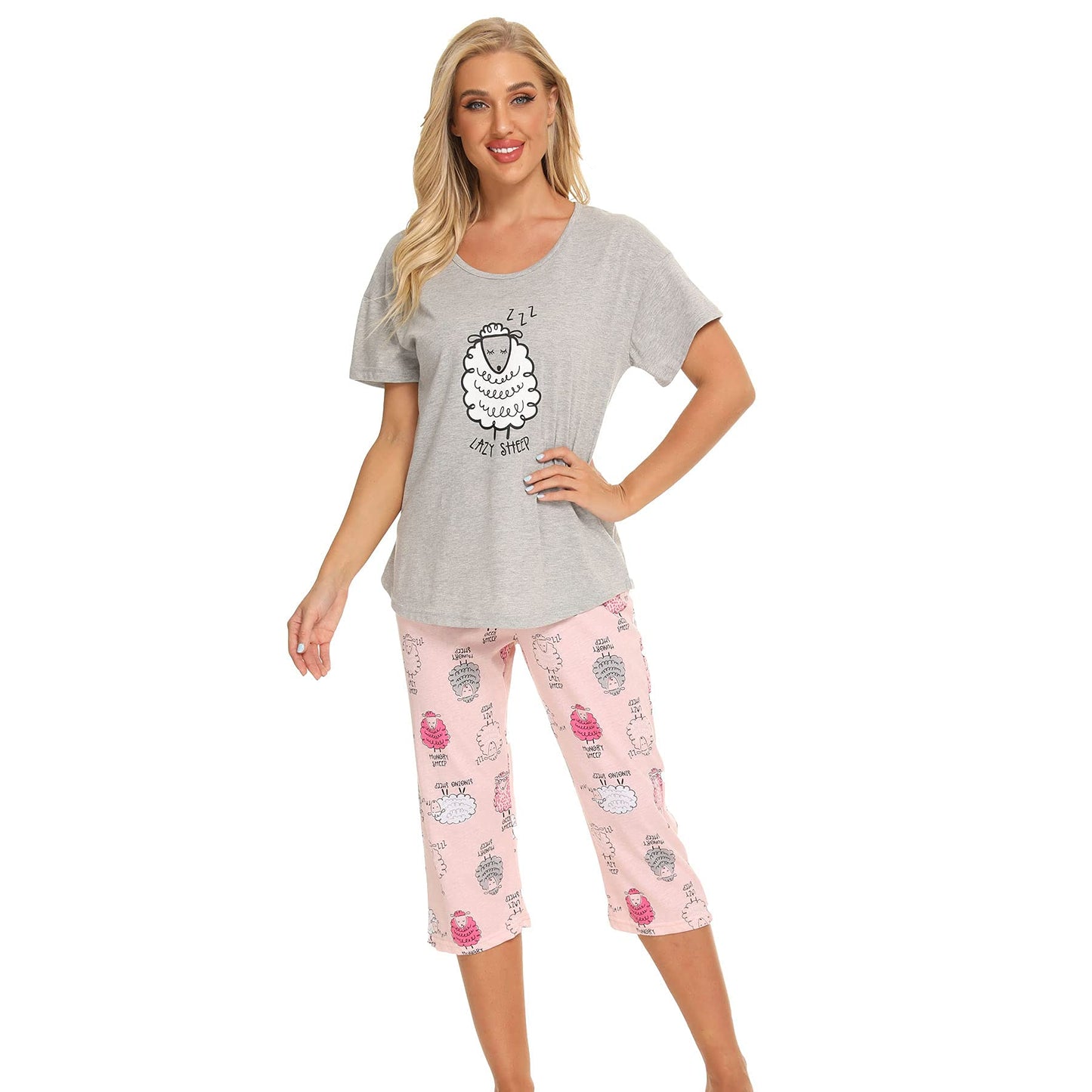 Pyjama Femme Coton Manche Courte