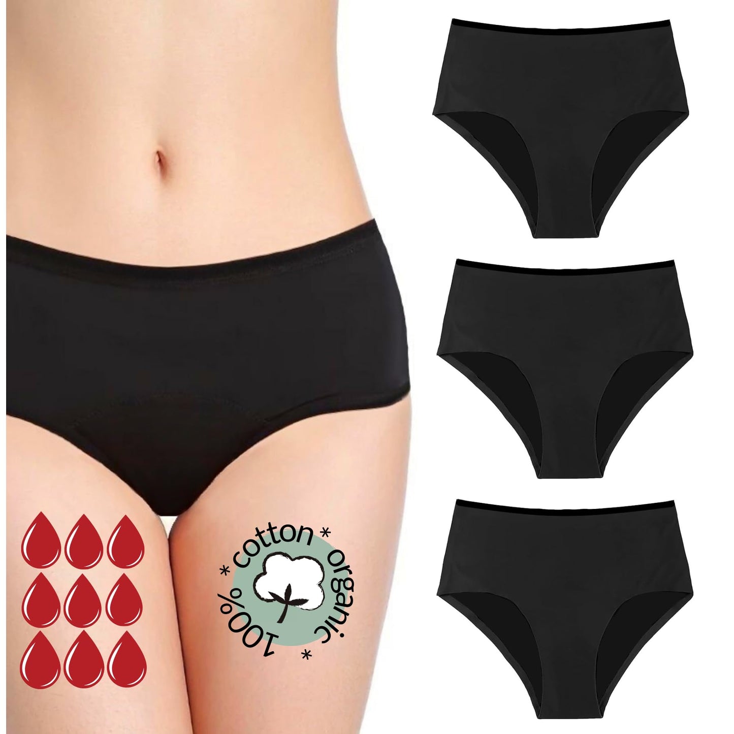 Culotte Menstruelle Absorbante | Protection Écologique et Confortable