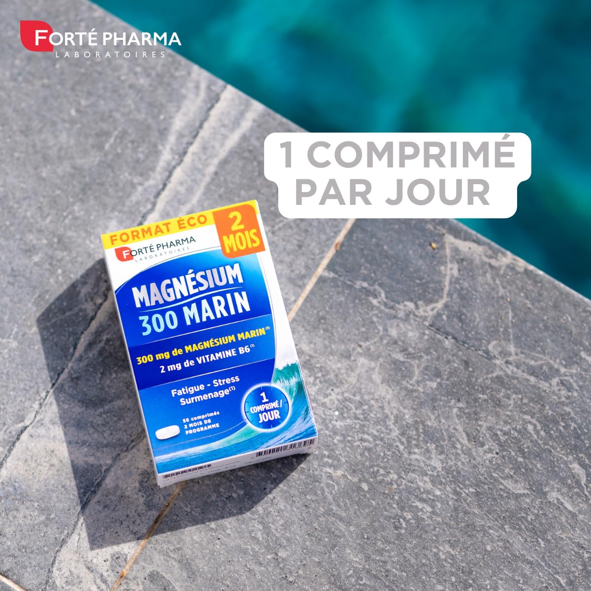Magnésium 300 Marin | 300 mg de Magnésium Marin pour Réduire le Stress et la Fatigue