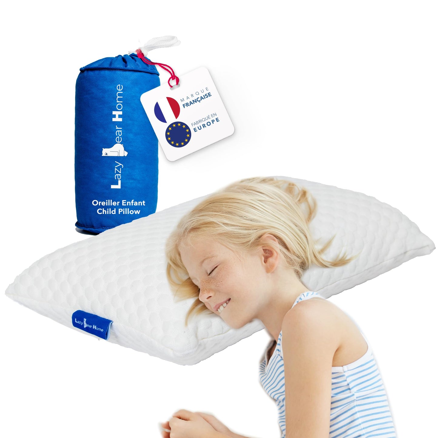 Lazy Bear Home – Oreiller Mémoire de Forme Ergonomique