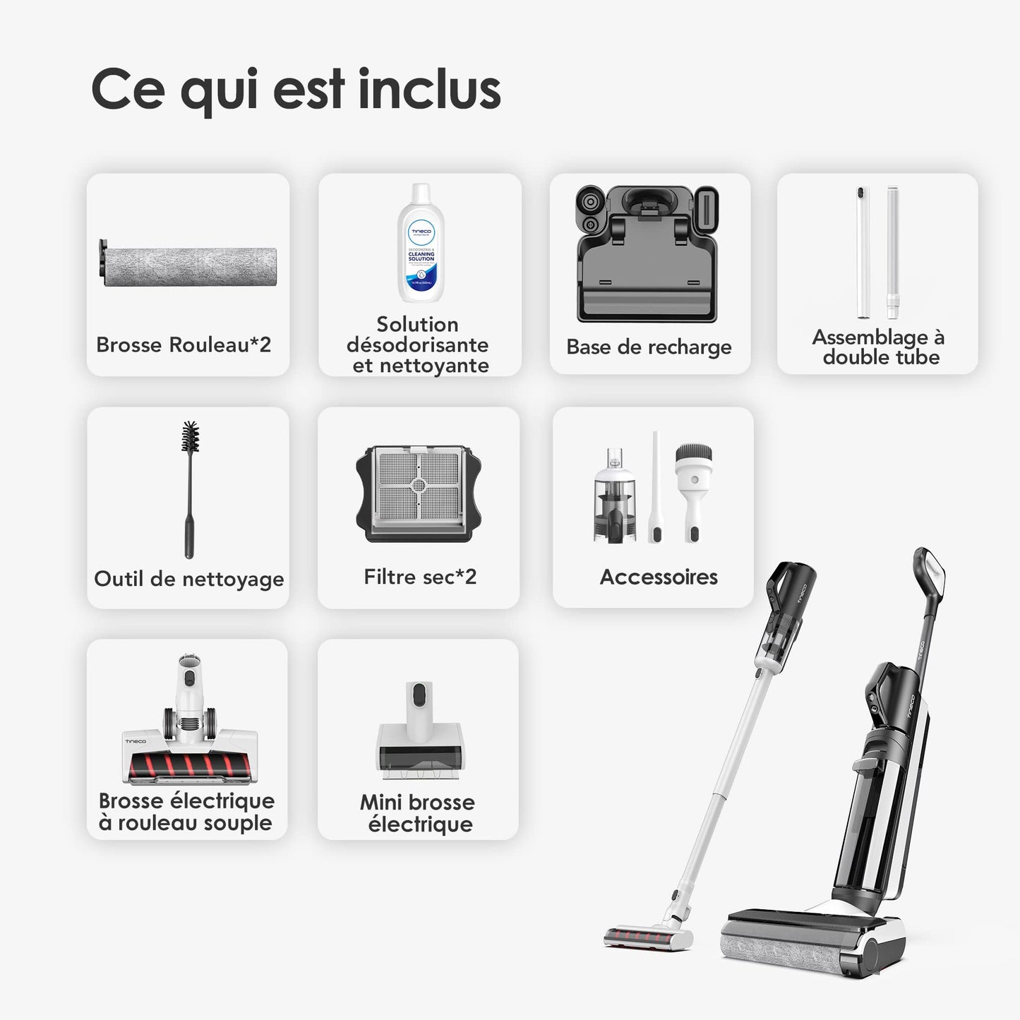 Tineco iFLOOR 5 – Aspirateur Sec & Humide Sans Fil 🏡✨