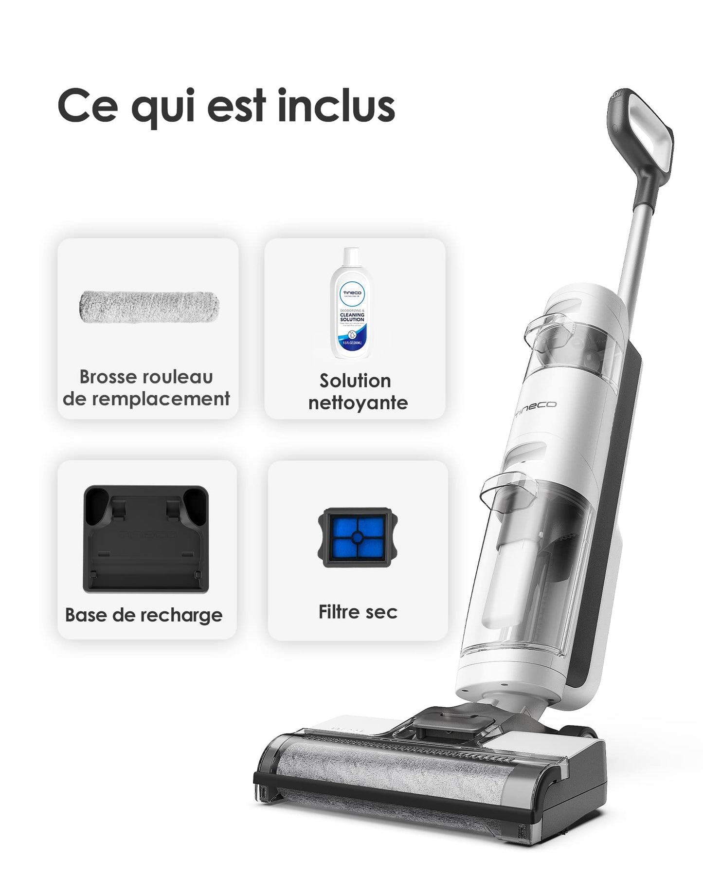 Tineco iFLOOR 5 – Aspirateur Sec & Humide Sans Fil 🏡✨