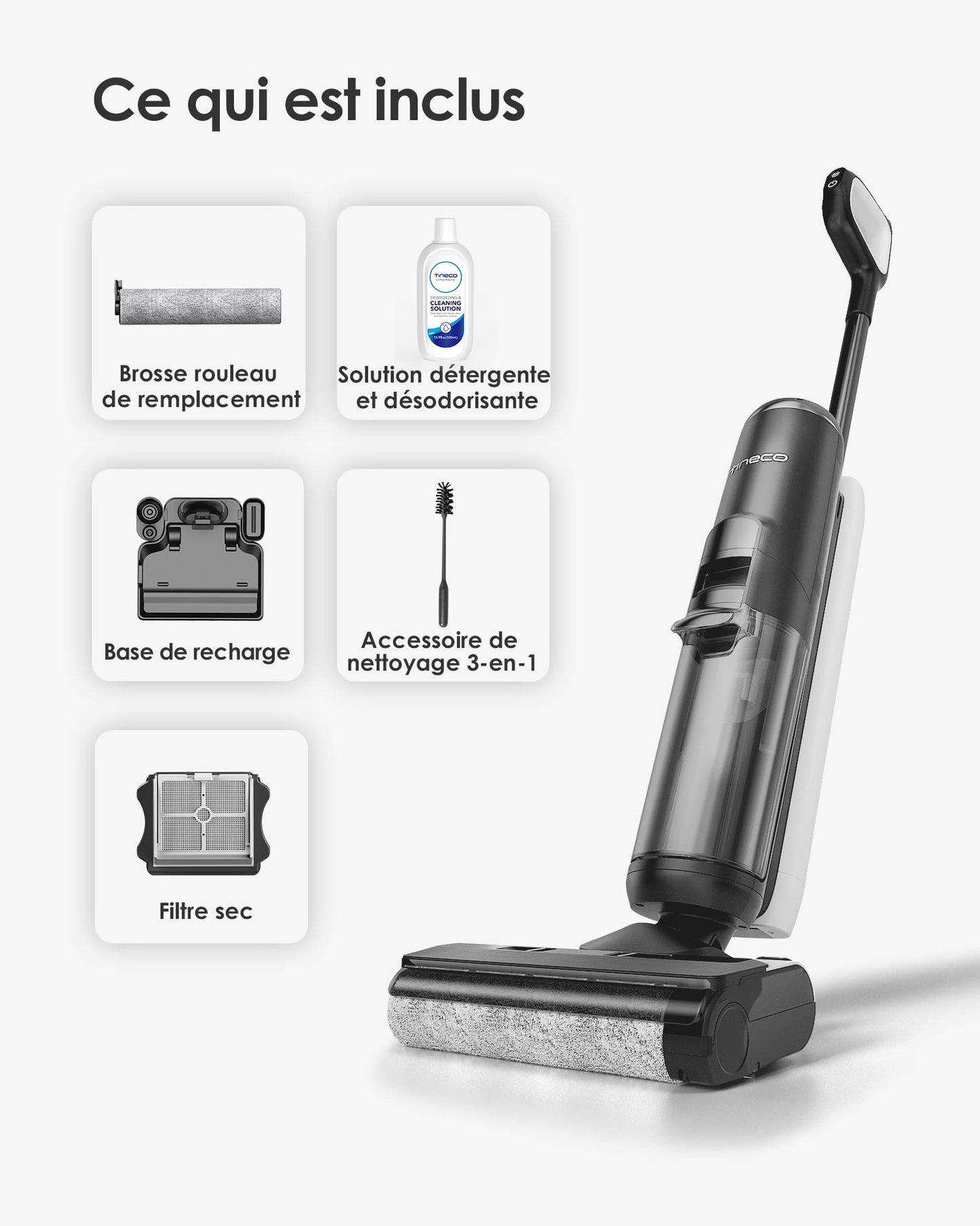 Tineco iFLOOR 5 – Aspirateur Sec & Humide Sans Fil 🏡✨