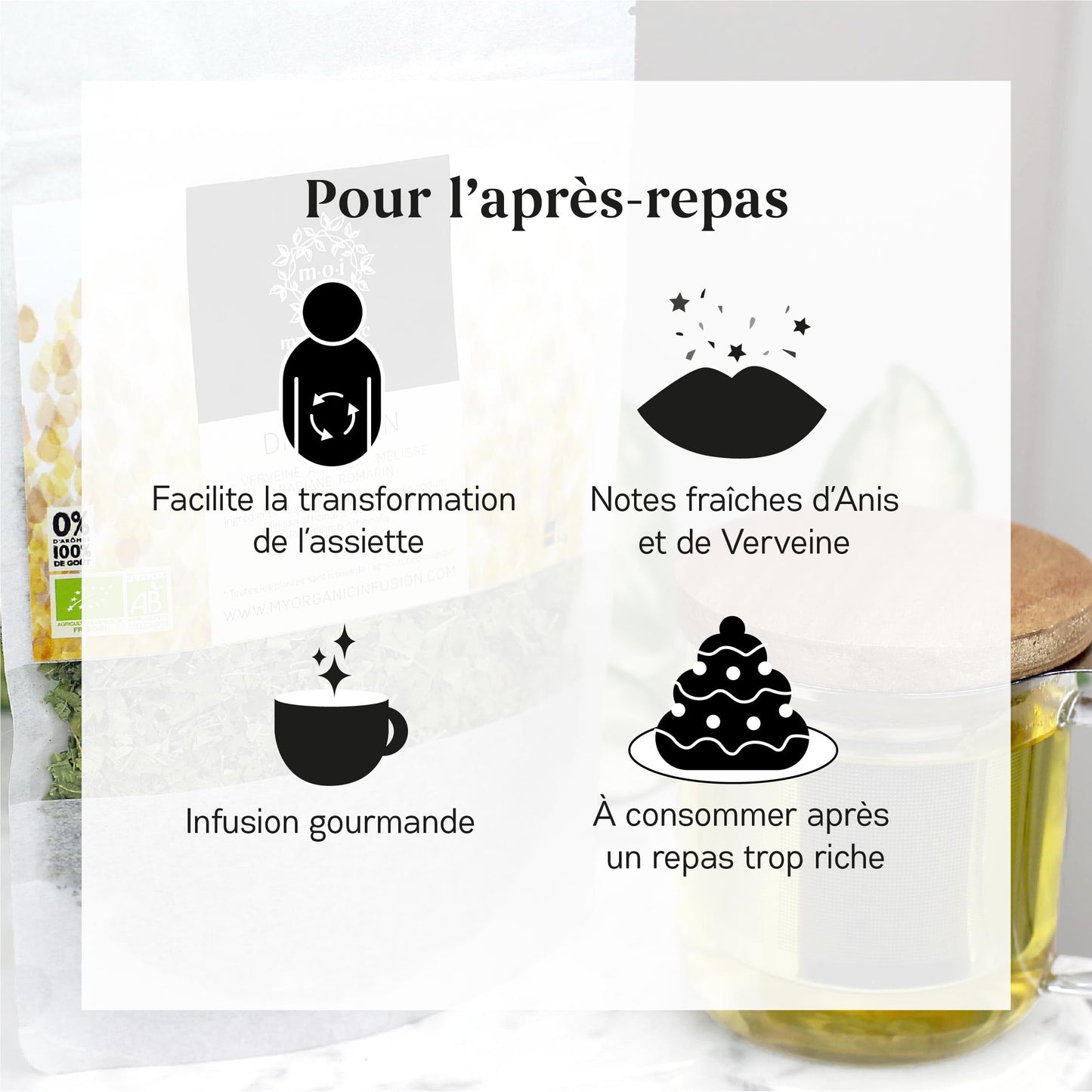 My Organic Infusion 50g | Infusion Bio Artisanale de Corrèze