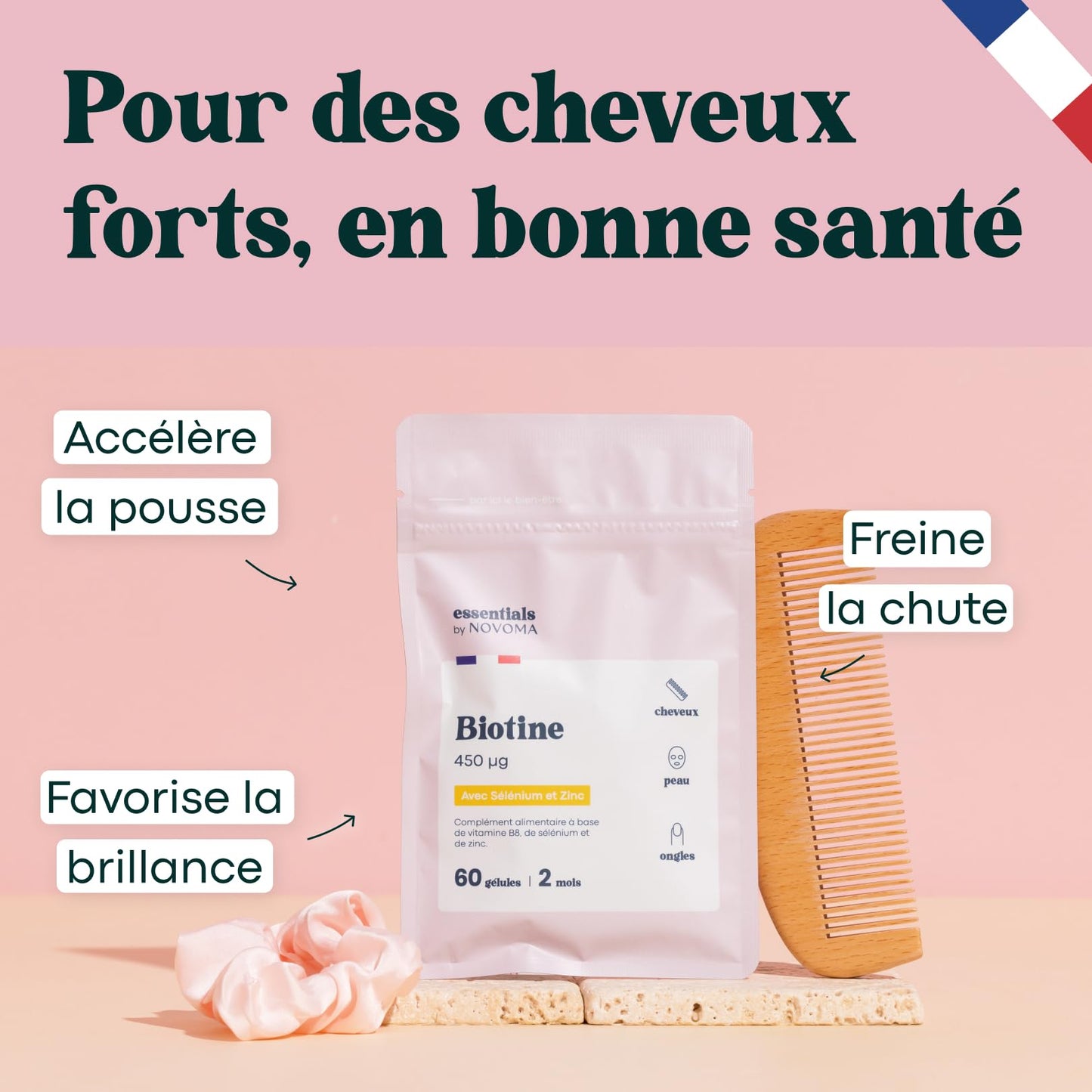 Biotine avec Sélénium et Zinc