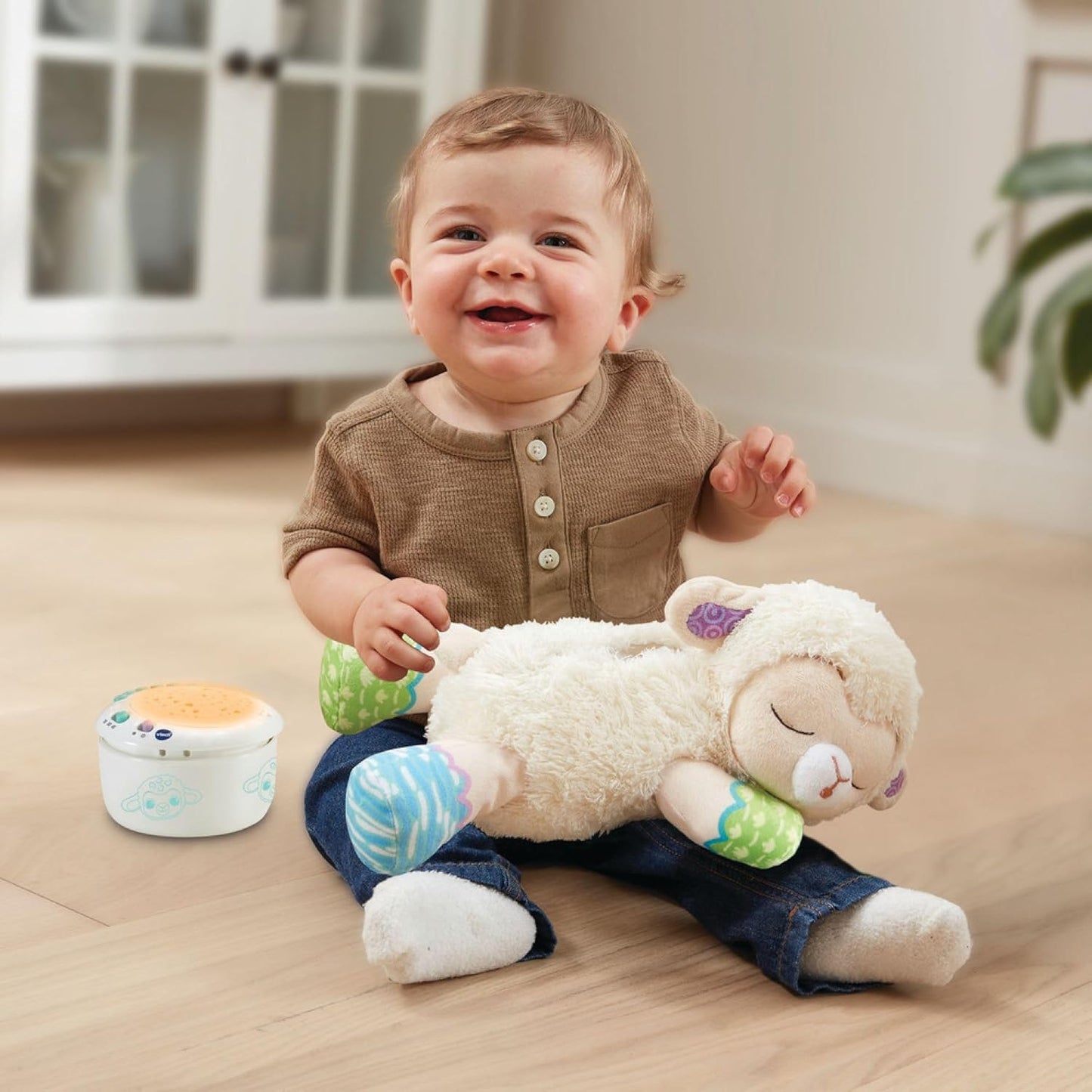VTech - Lumi Mouton Nuit Étoilée 3 en 1 | Veilleuse & Peluche Bébé 🌙✨