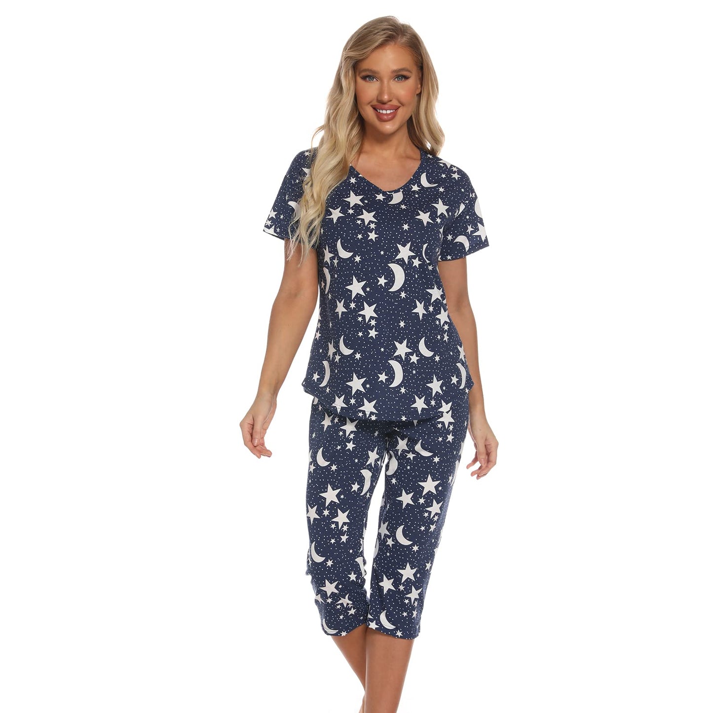Pyjama Femme Coton Manche Courte