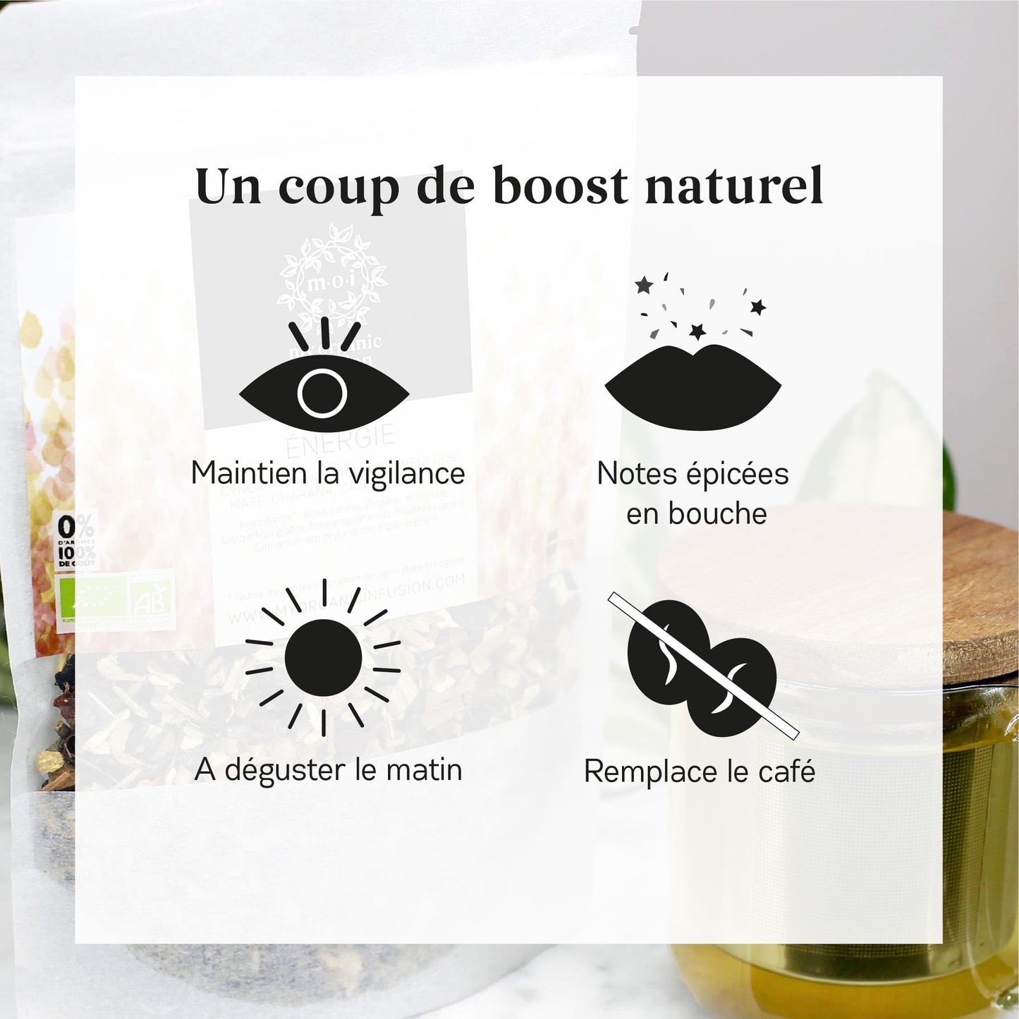 My Organic Infusion 50g | Infusion Bio Artisanale de Corrèze