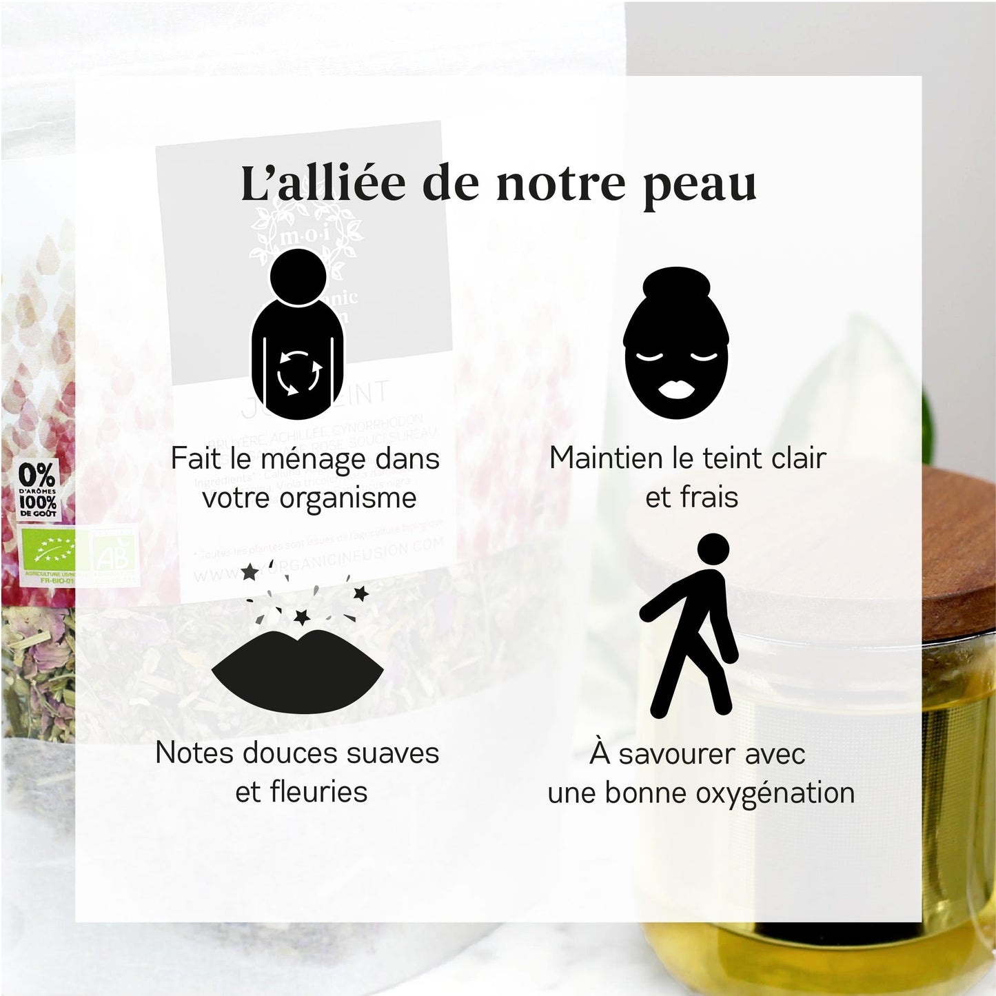 My Organic Infusion 50g | Infusion Bio Artisanale de Corrèze