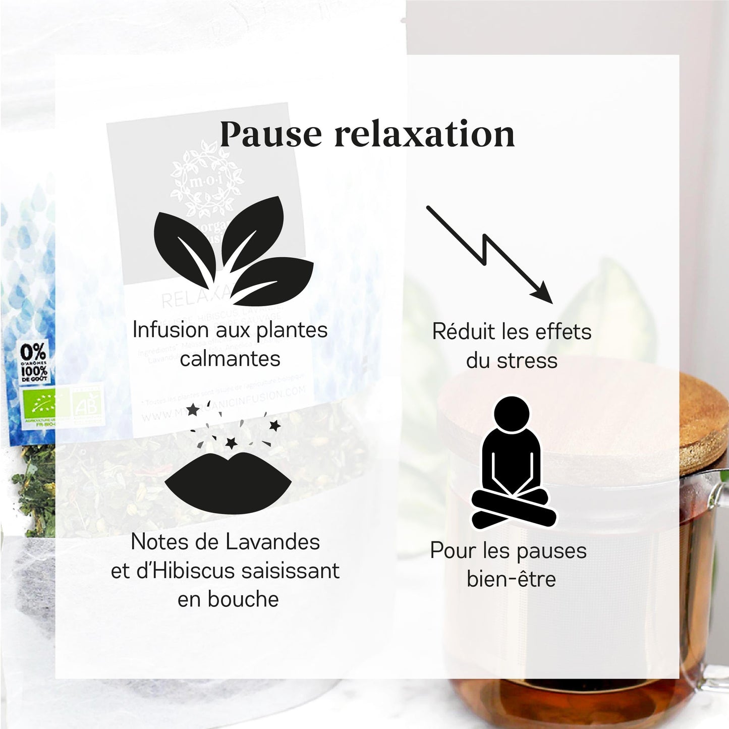 My Organic Infusion 50g | Infusion Bio Artisanale de Corrèze