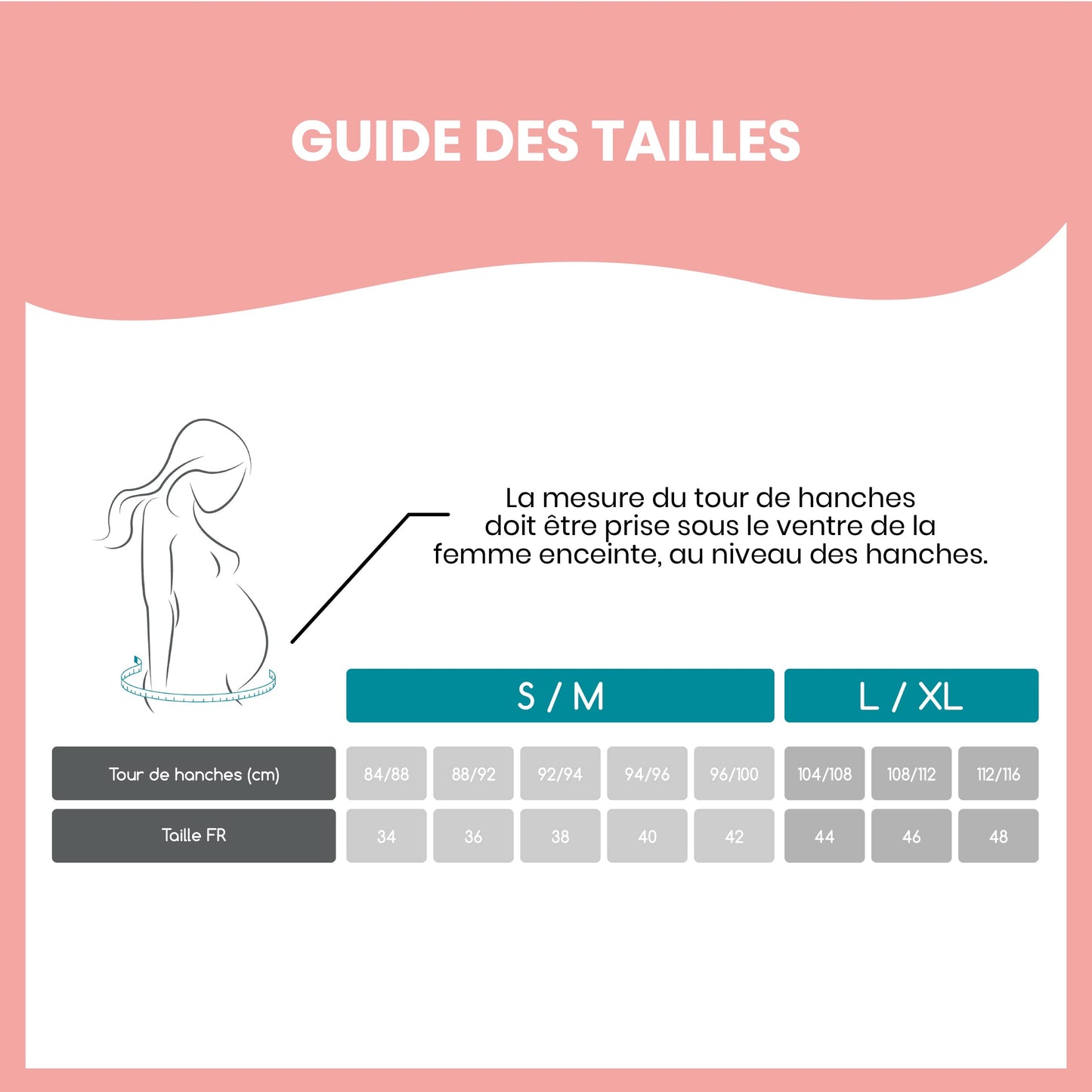 Ceinture pour le Confort du Sommeil de la Femme Enceinte
