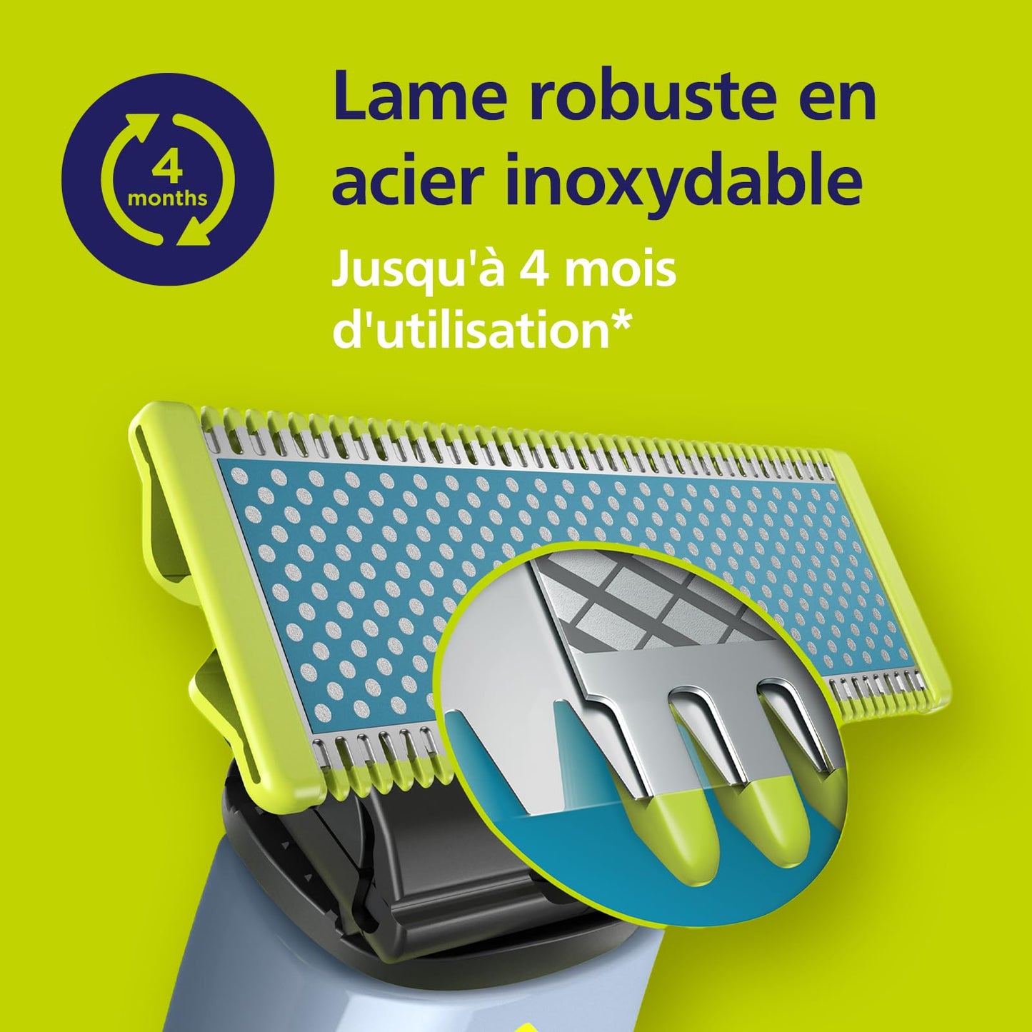 Philips OneBlade - Authentique tondeuse à barbe électrique
