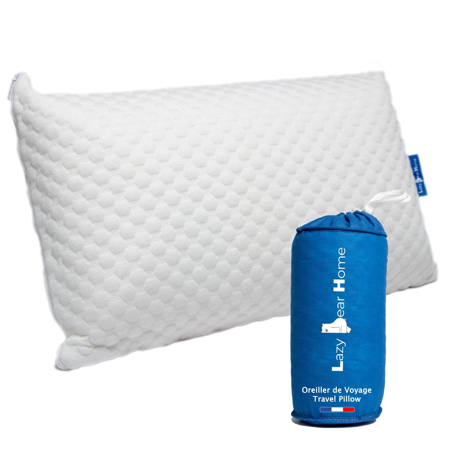 Lazy Bear Home – Oreiller Mémoire de Forme Ergonomique