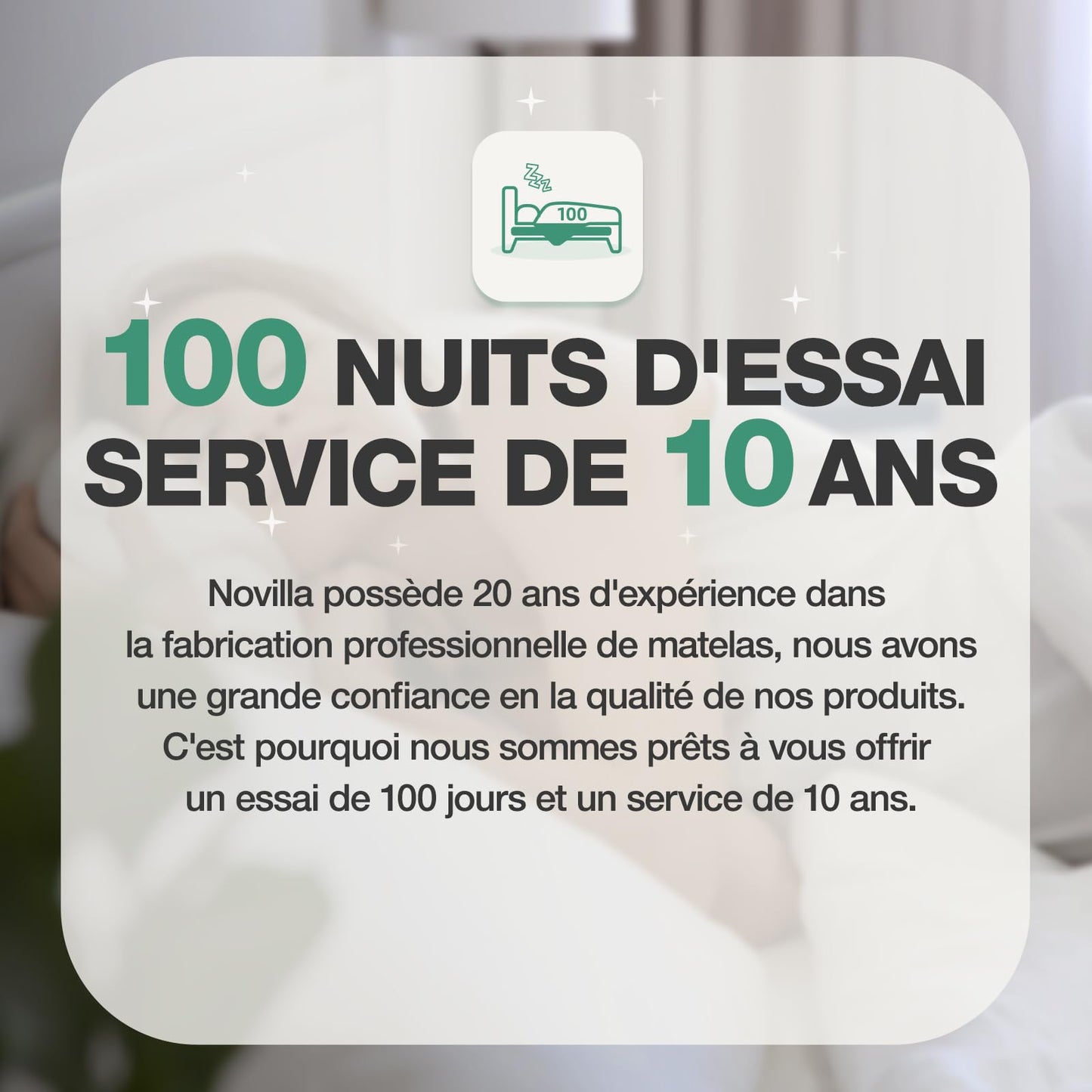 Matelas Réversible – Fibres de Bambou et Mousse Gel à Mémoire de Forme