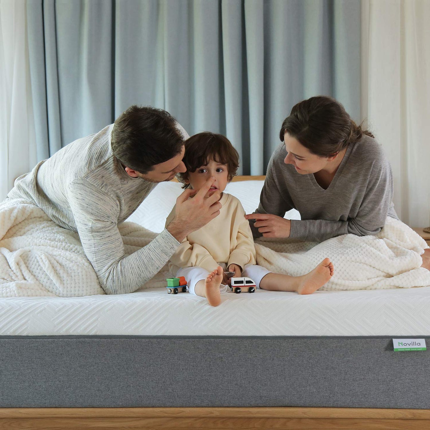 Matelas Réversible – Fibres de Bambou et Mousse Gel à Mémoire de Forme