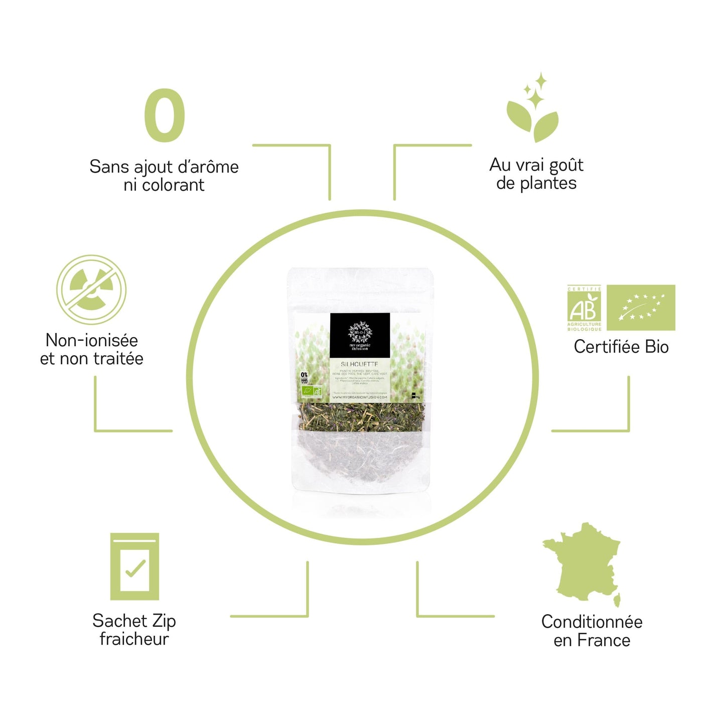 My Organic Infusion 50g | Infusion Bio Artisanale de Corrèze