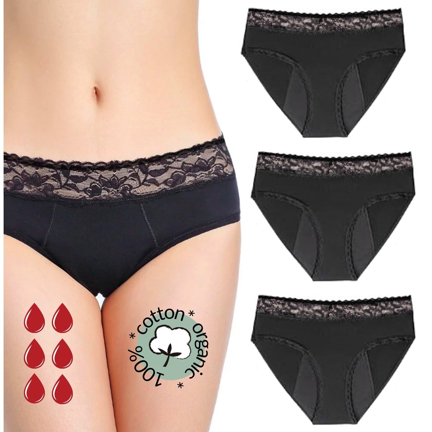 Culotte Menstruelle Absorbante | Protection Écologique et Confortable