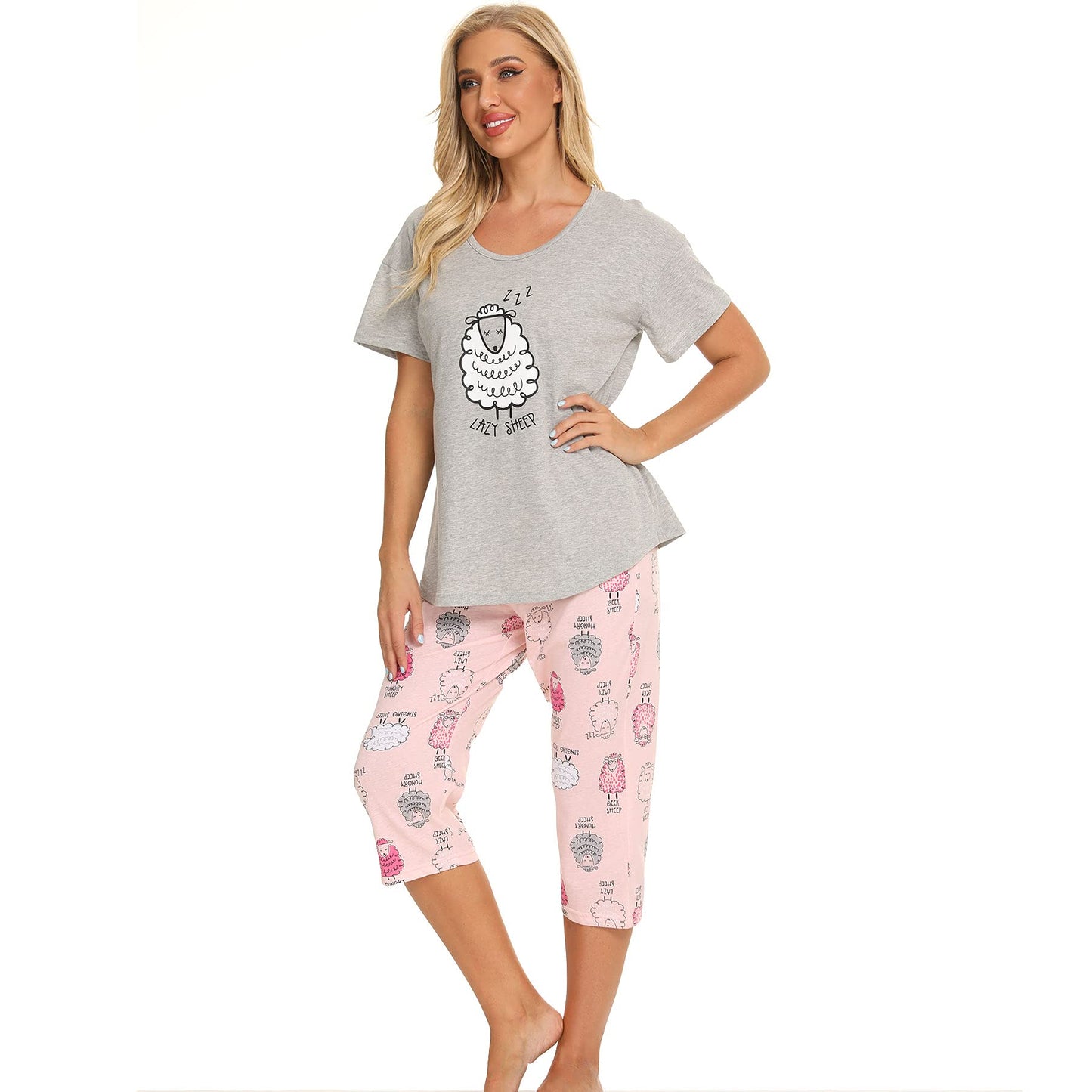 Pyjama Femme Coton Manche Courte