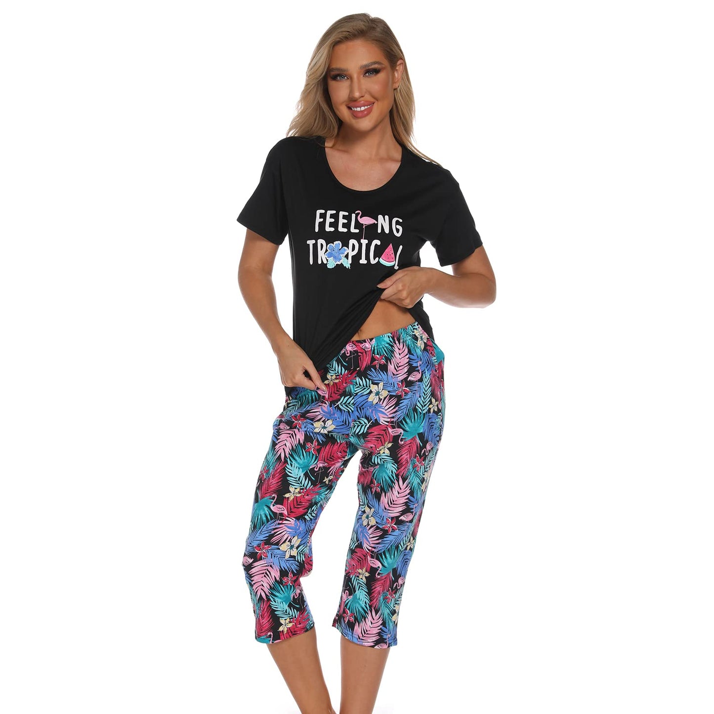 Pyjama Femme Coton Manche Courte
