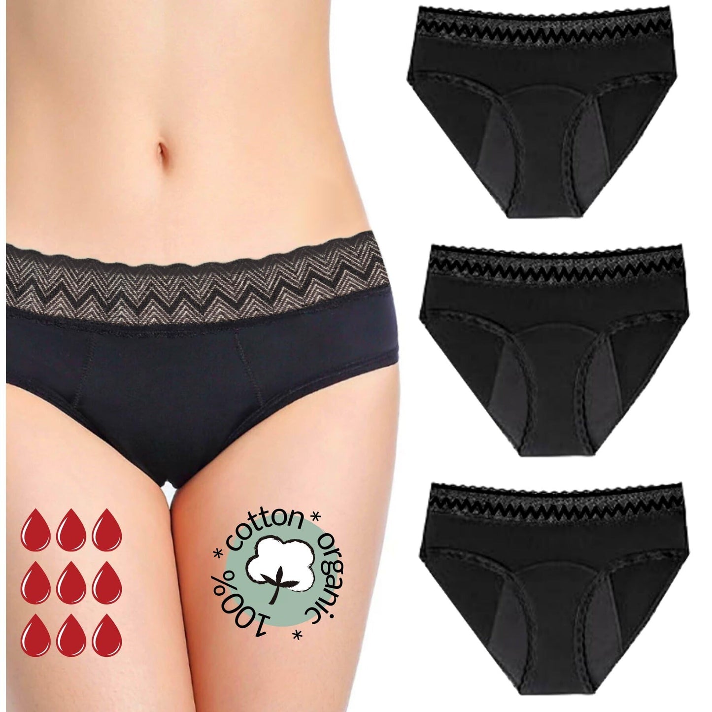 Culotte Menstruelle Absorbante | Protection Écologique et Confortable