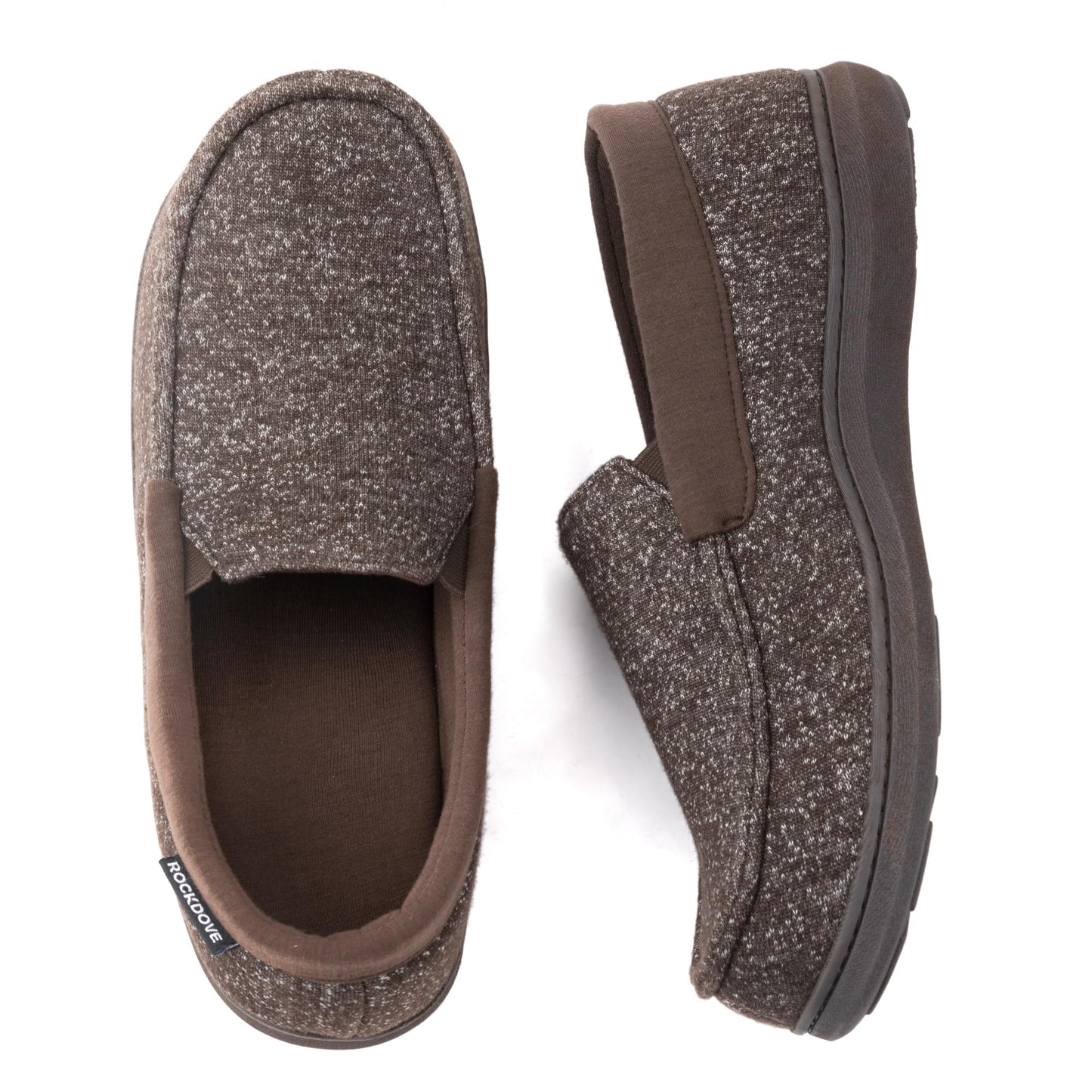 RockDove Pantoufles Mocassins SILVADUR en tissu anti-odeurs pour homme