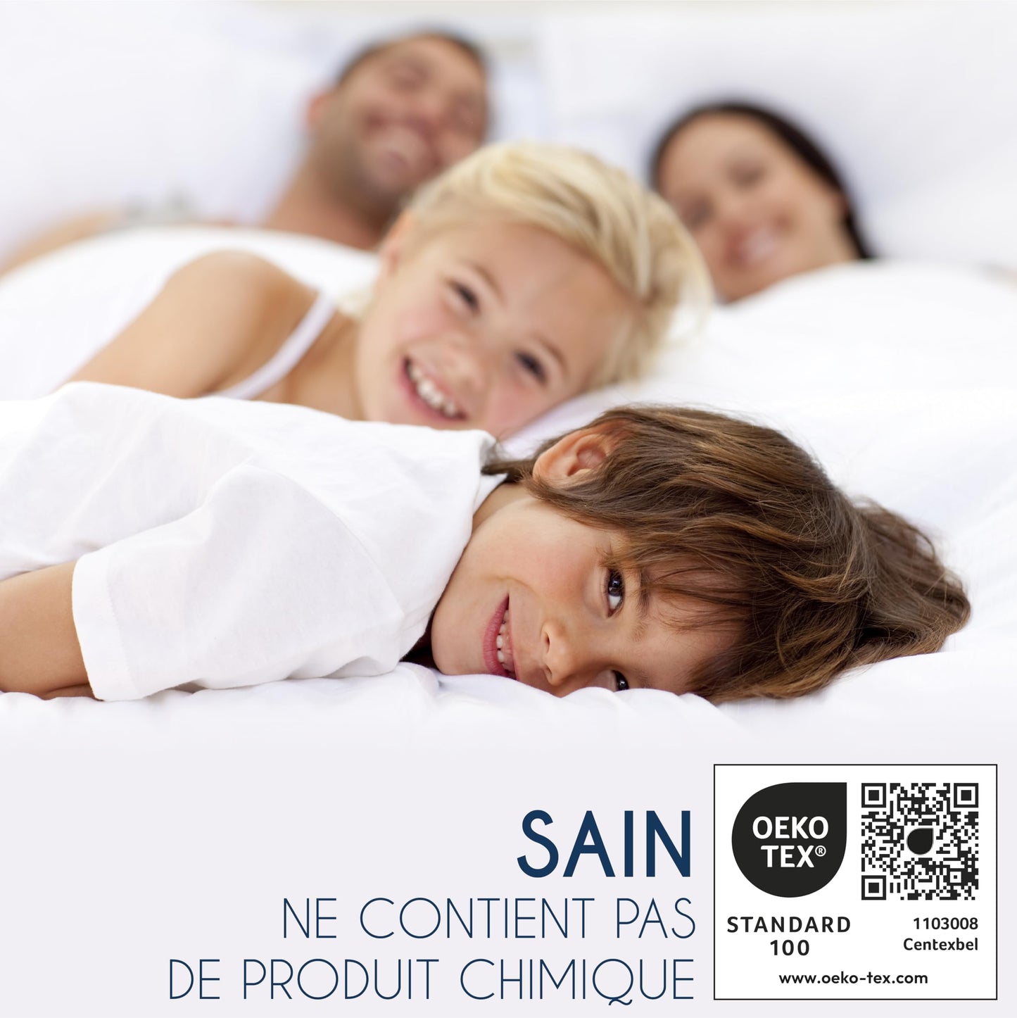Protège Matelas Imperméable Oeko-TEX – Alèse en Coton Respirant avec 4 Coins Élastiques