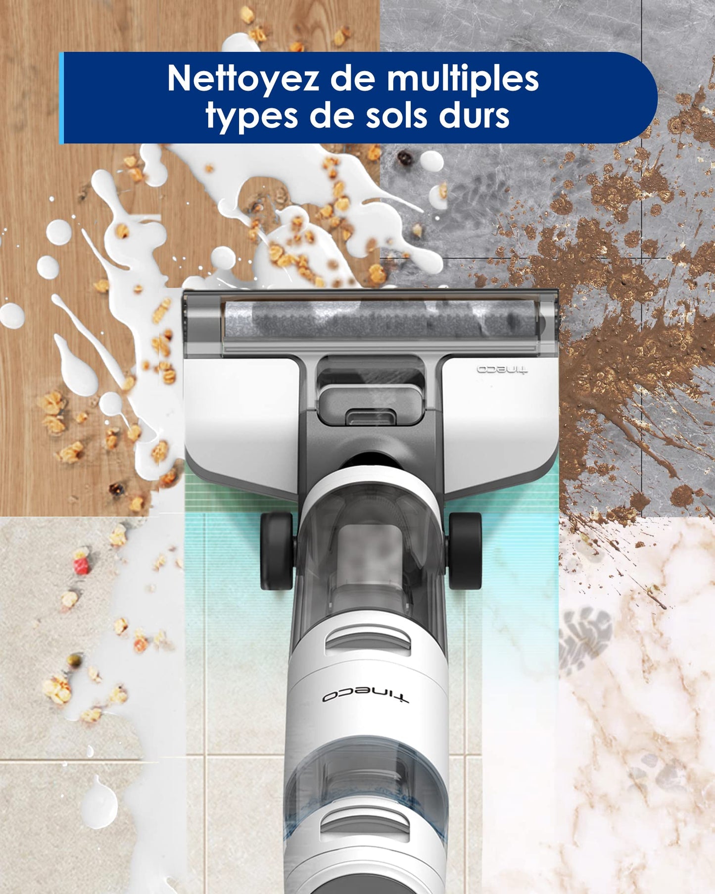Tineco iFLOOR 5 – Aspirateur Sec & Humide Sans Fil 🏡✨