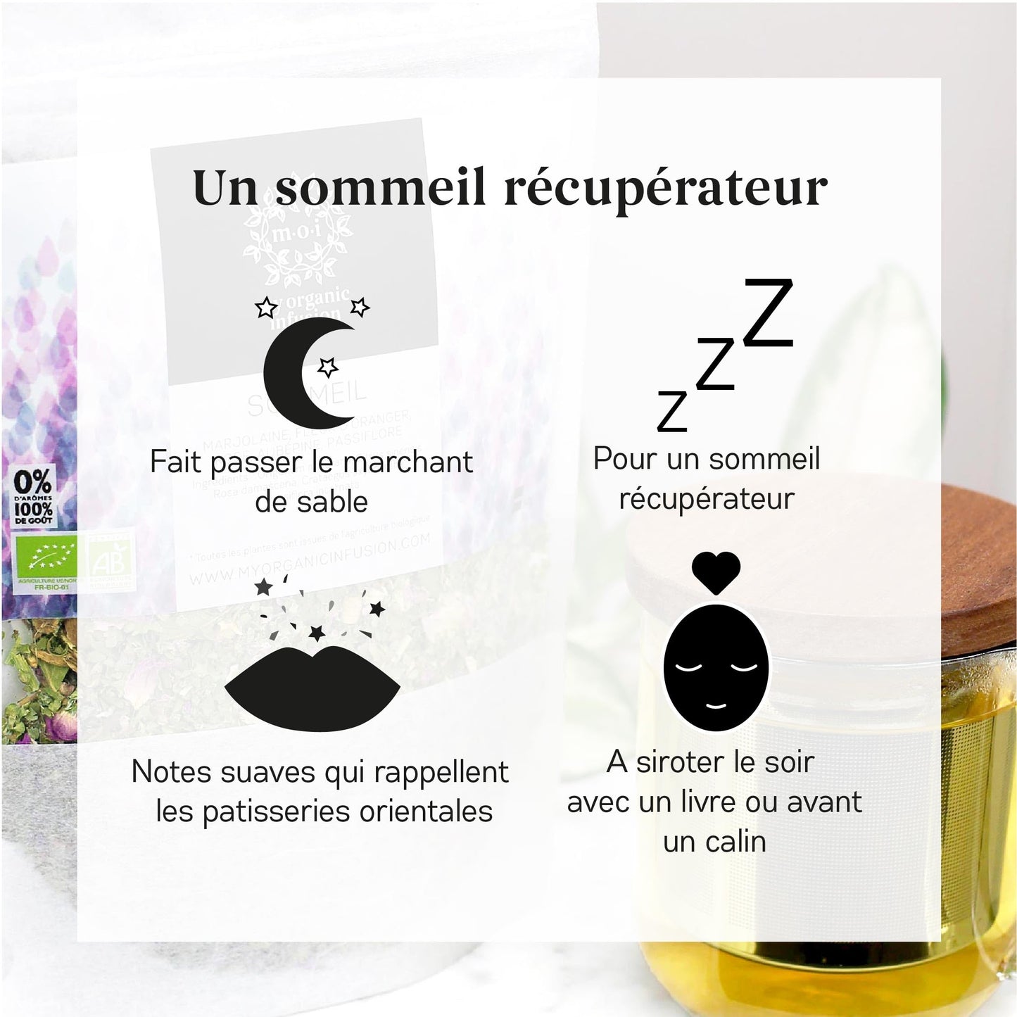 My Organic Infusion 50g | Infusion Bio Artisanale de Corrèze
