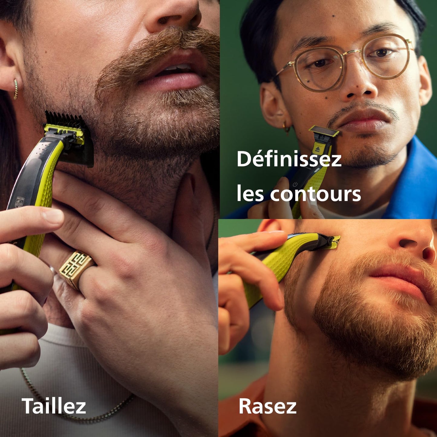 Philips OneBlade - Authentique tondeuse à barbe électrique
