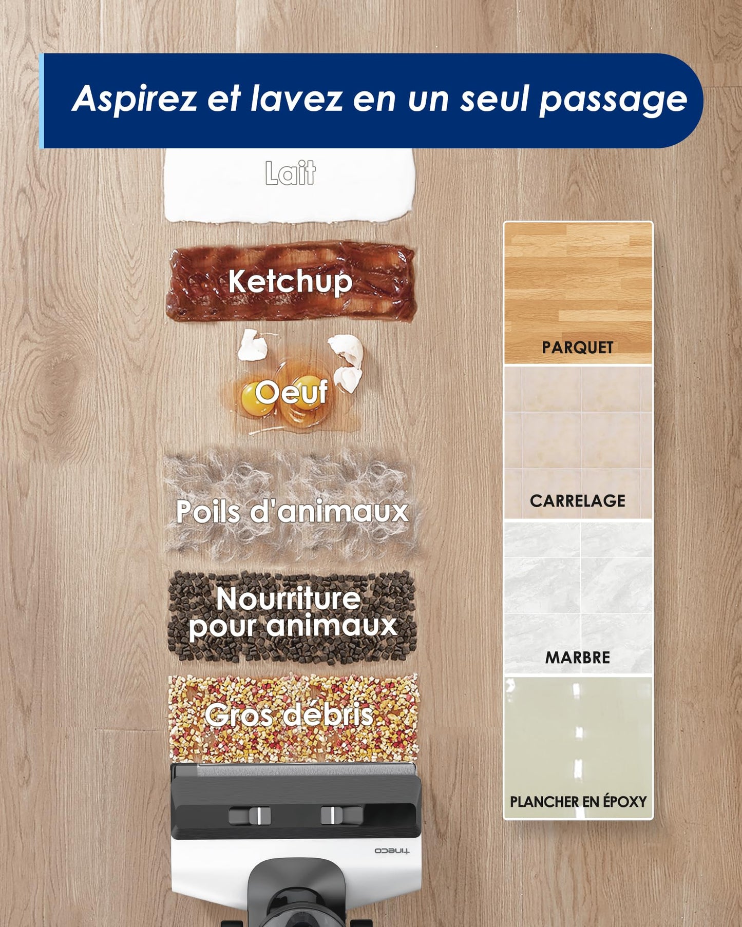 Tineco iFLOOR 5 – Aspirateur Sec & Humide Sans Fil 🏡✨